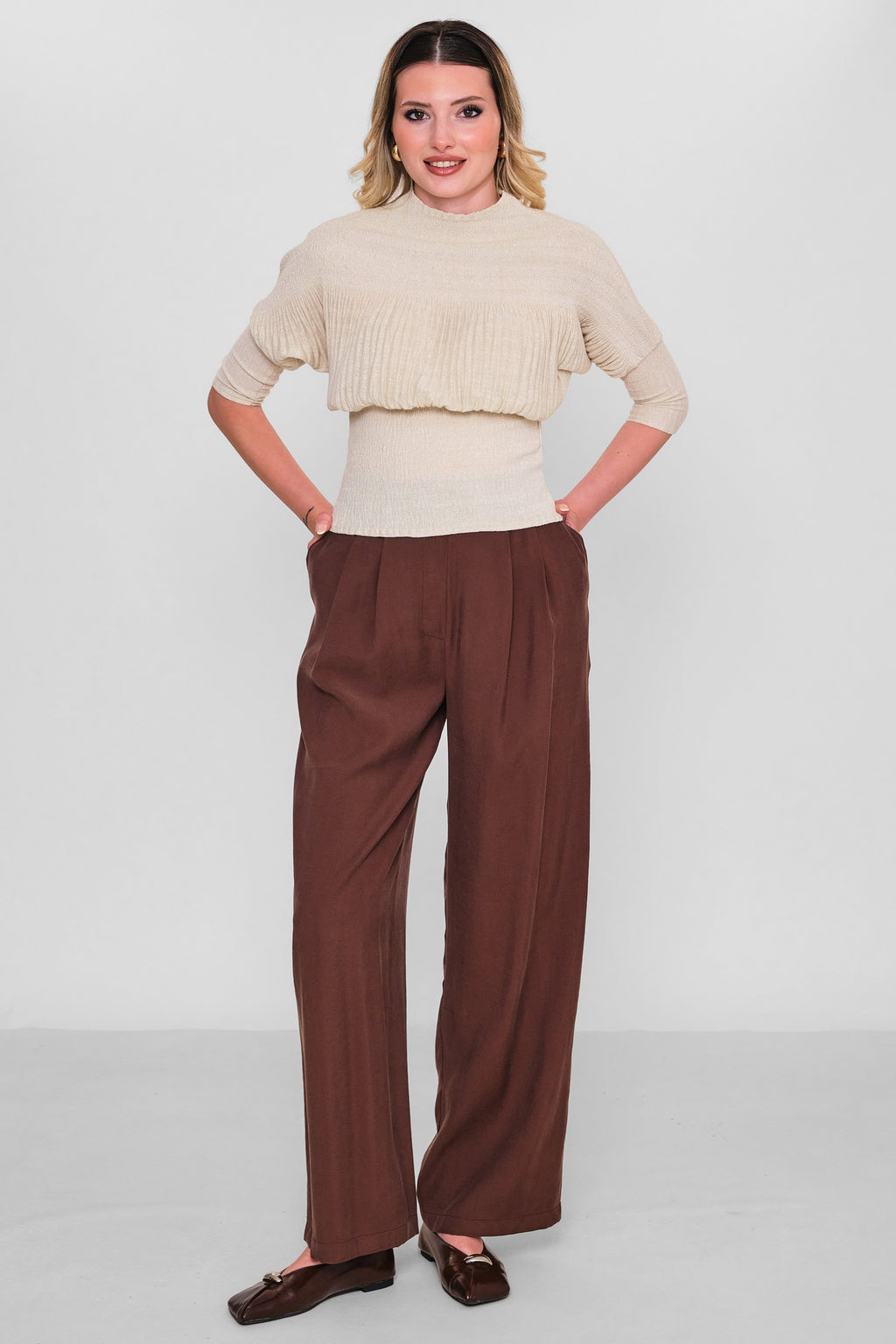 Myraang - Regular Size Blouse (MRG26Y02-3129) - 8690200195488