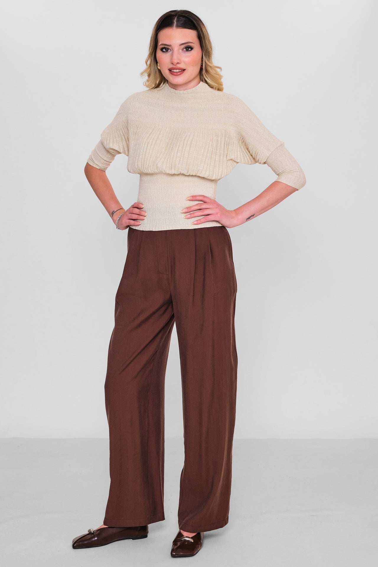 Myraang - Regular Size Blouse (MRG26Y02-3129) - 8690200195488