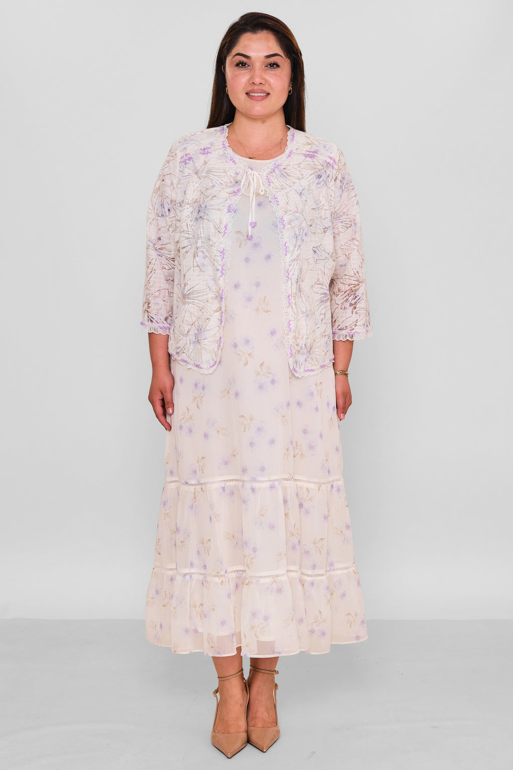 Gumanize - Plus Size Dress (GMZ52026-670-7632) - 8690200195532