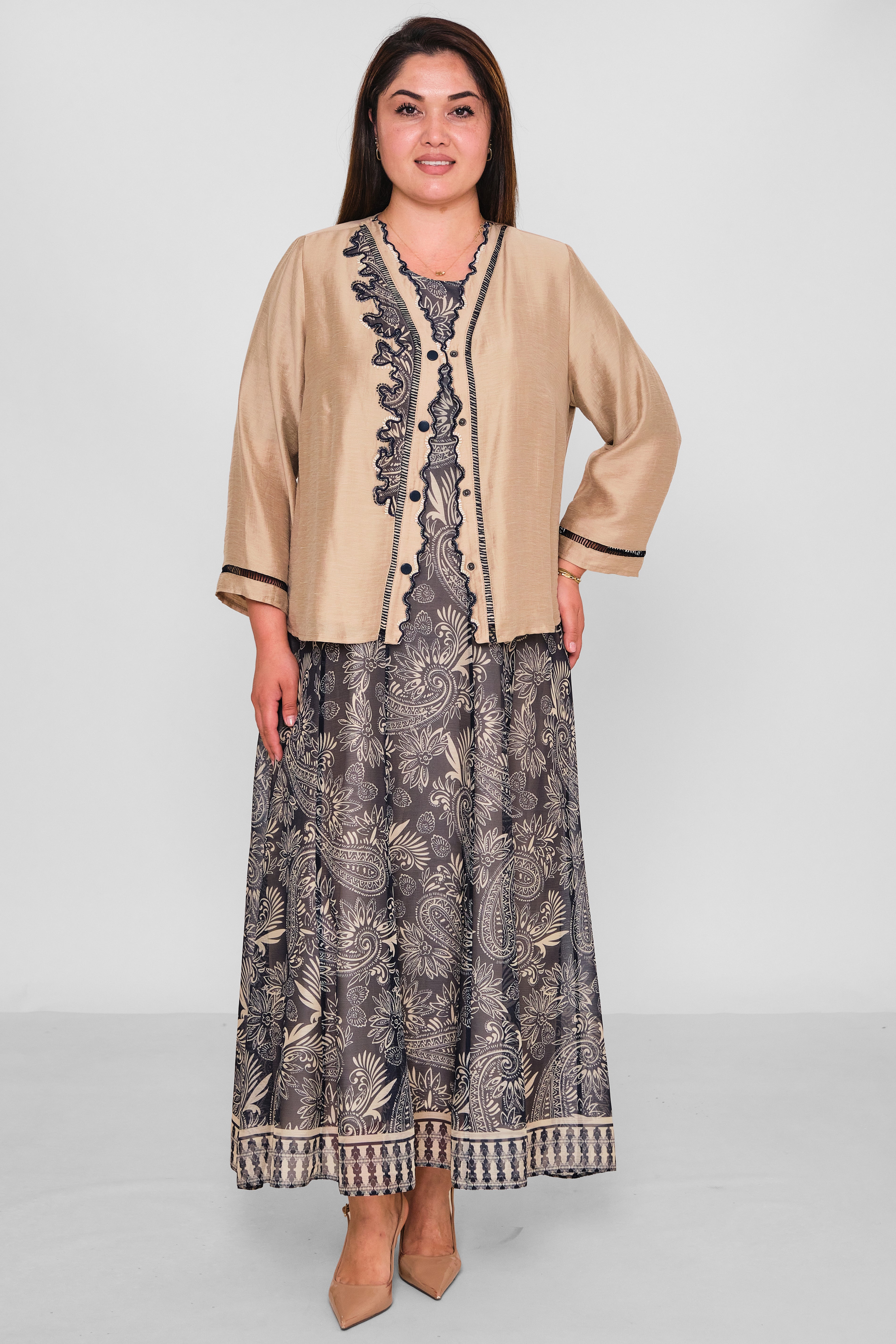 Gumanize - Plus Size Dress (GMZ2026-924-8312) - 8690200195556