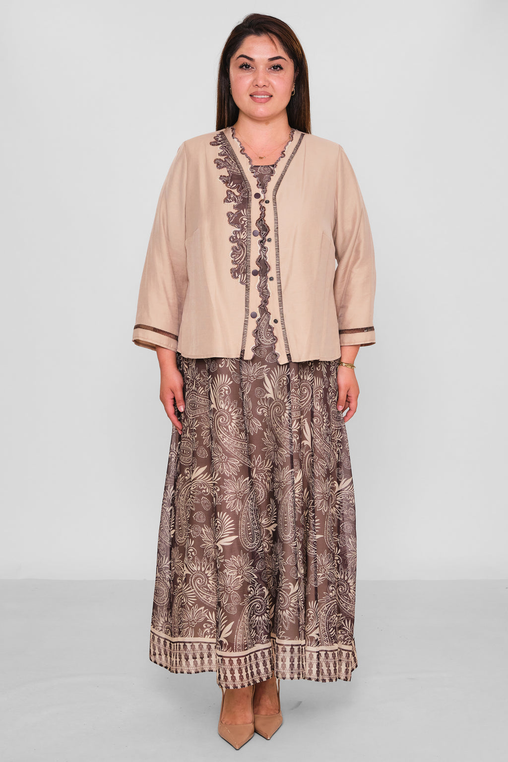 Gumanize - Plus Size Dress (GMZ2026-924-8312) - 8690200195563