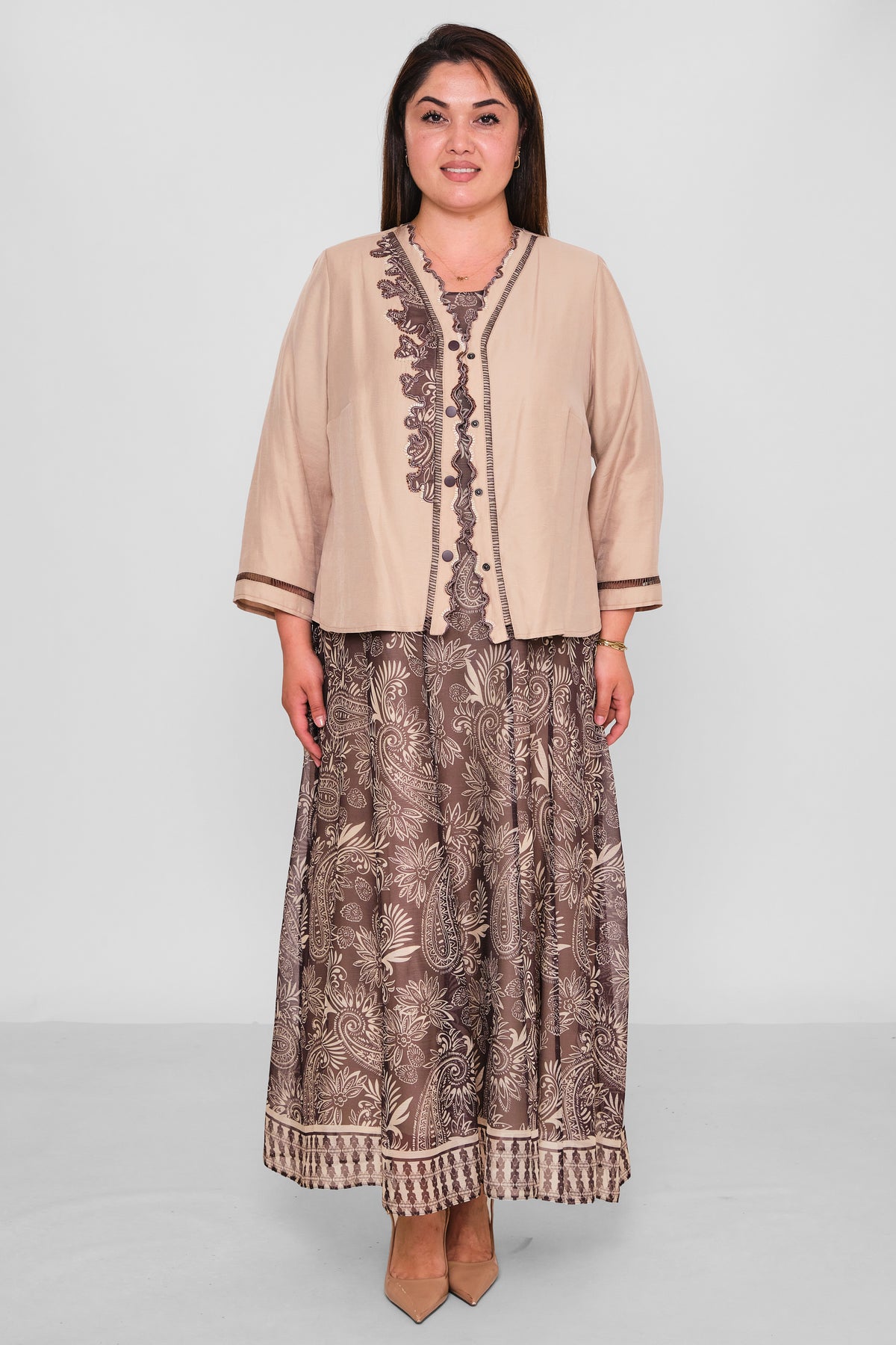Gumanize - Plus Size Dress (GMZ2026-924-8312) - 8690200195563