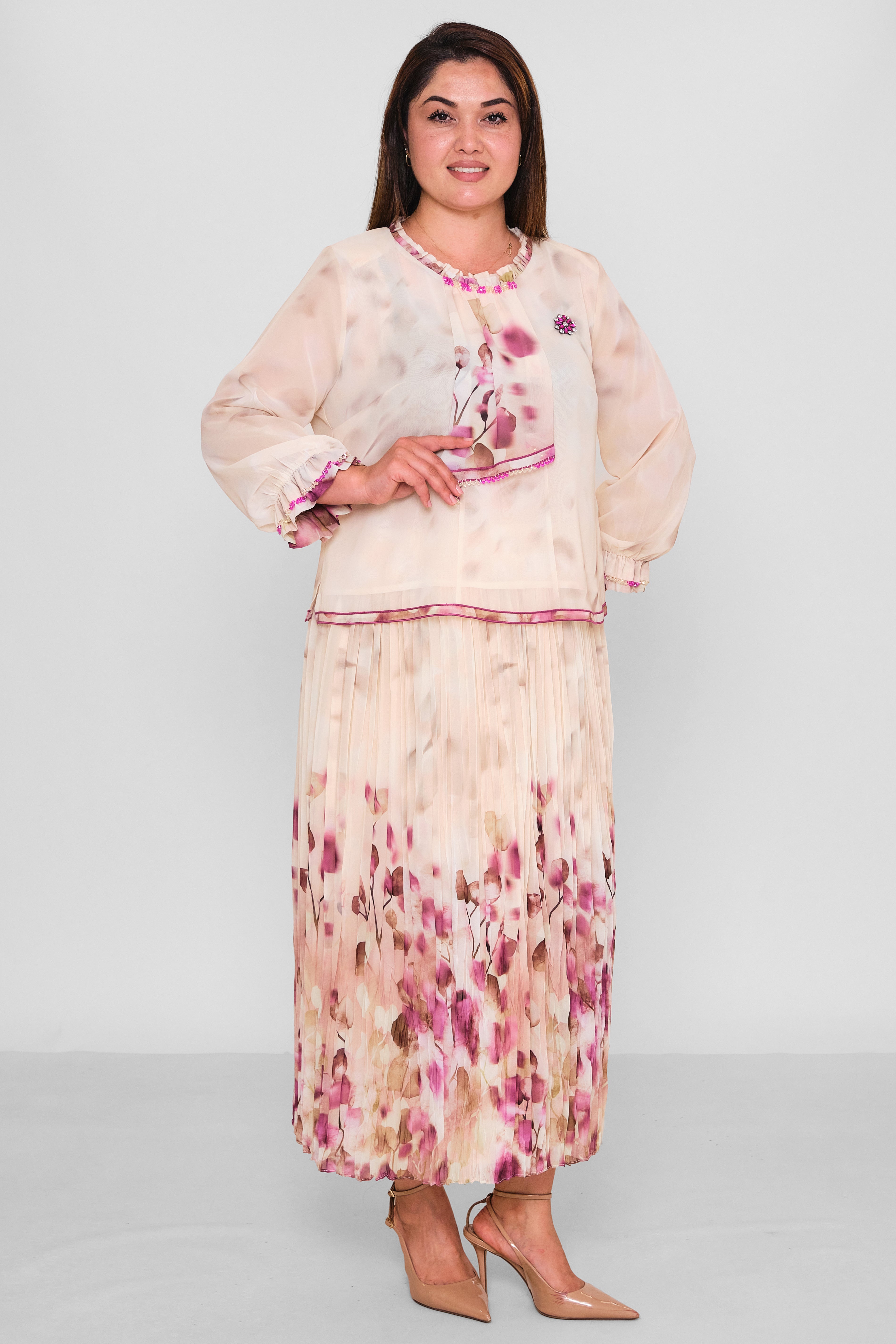 Gumanize - Plus Size Suit (GMZTK539-8334) - 8690200195570