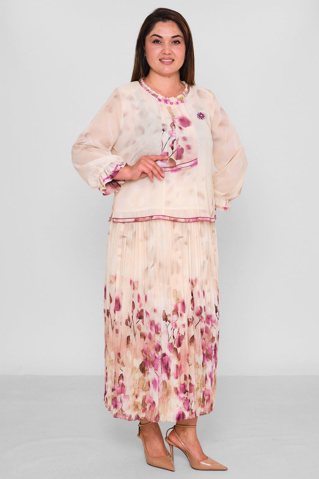 Gumanize - Plus Size Suit (GMZTK539-8334) - 8690200195570