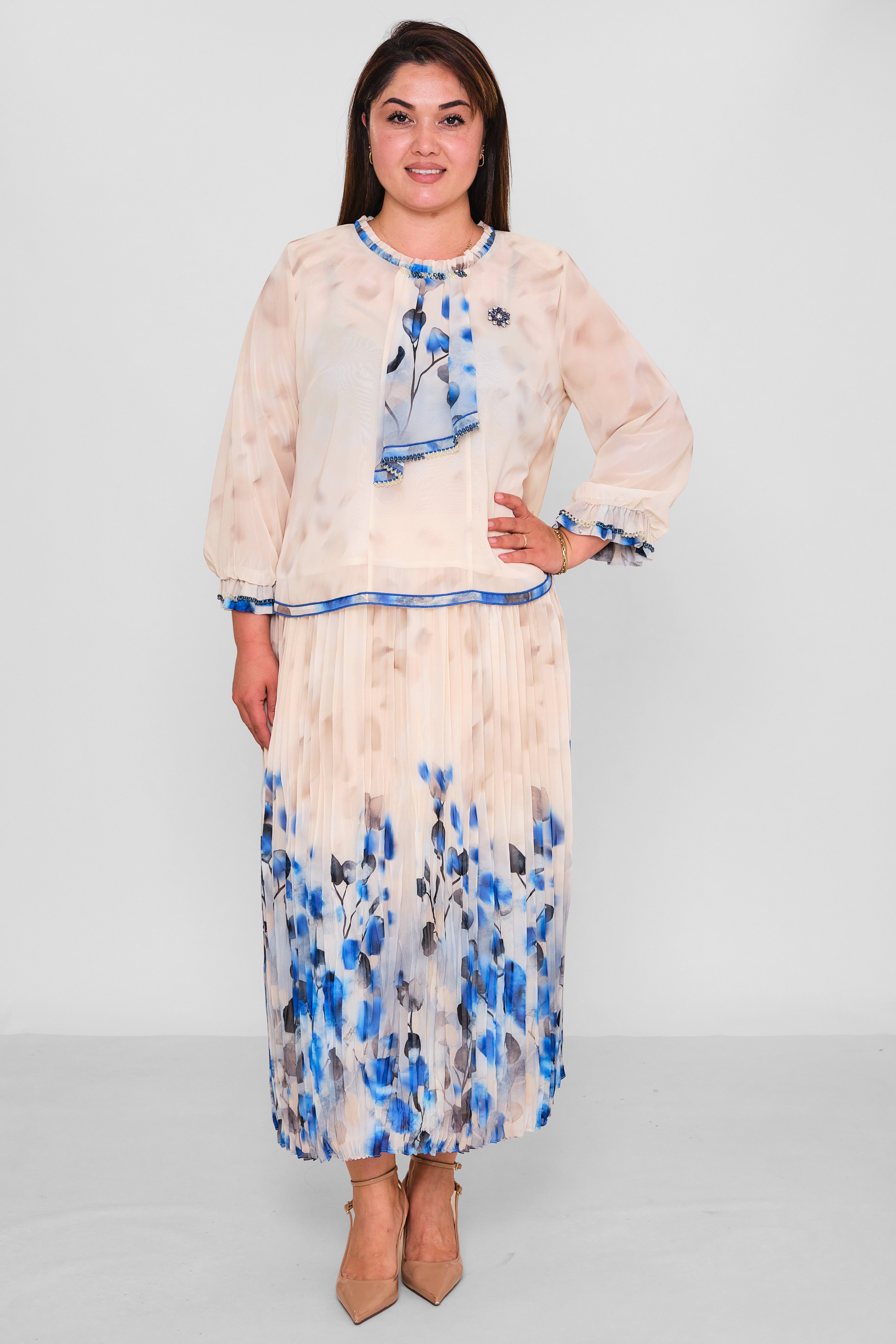 Gumanize - Plus Size Suit (GMZTK539-8334) - 8690200195587