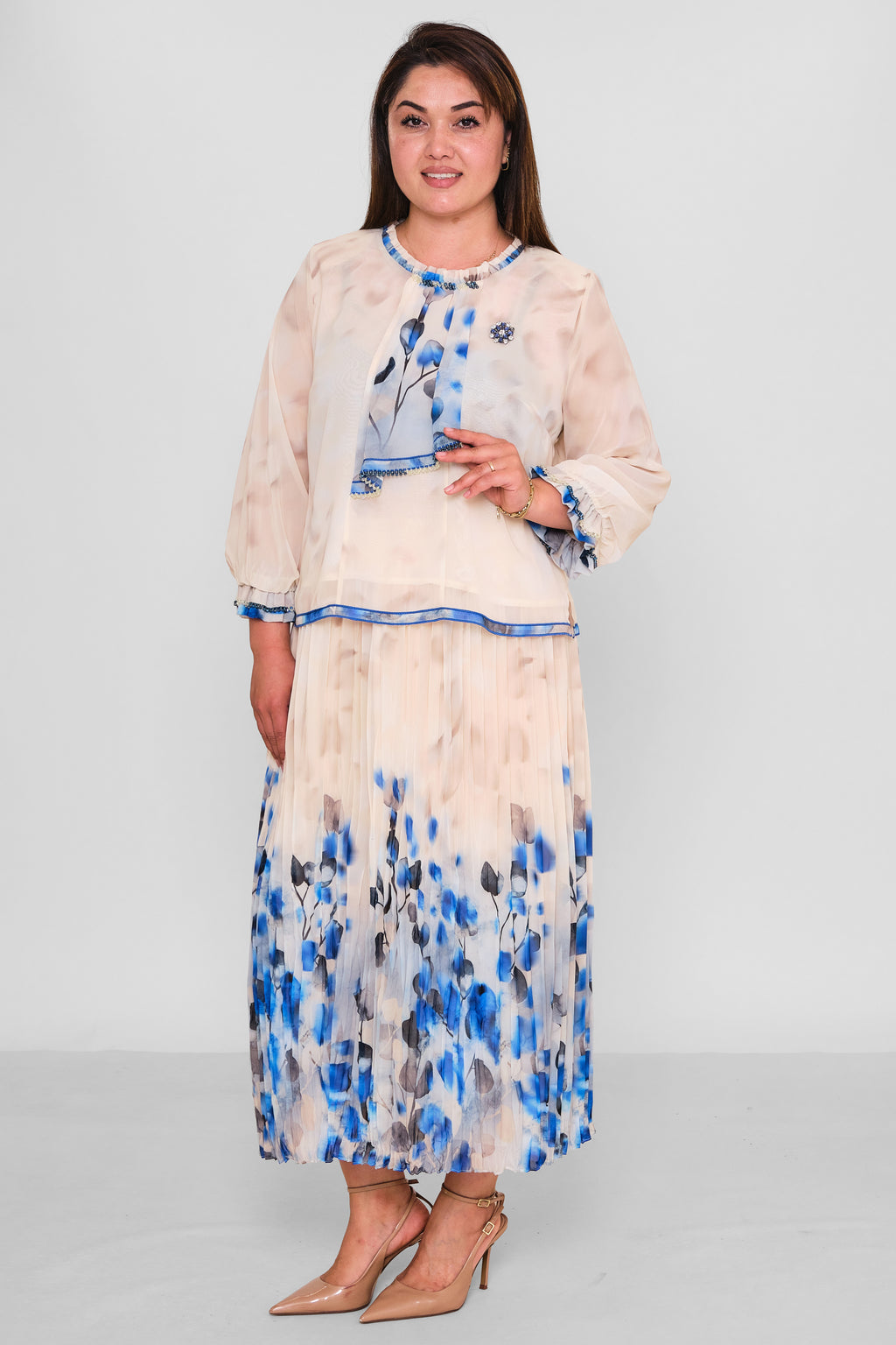 Gumanize - Plus Size Suit (GMZTK539-8334) - 8690200195587