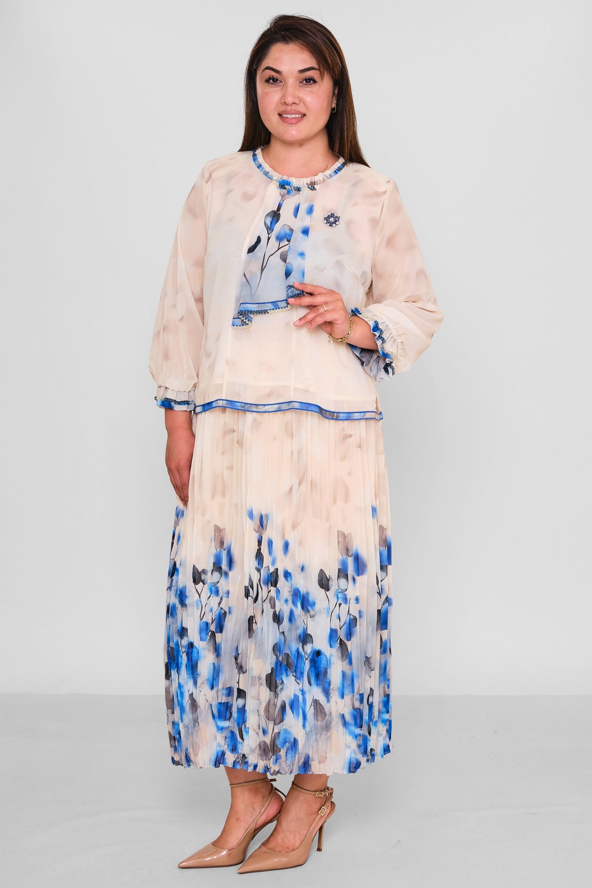 Gumanize - Plus Size Suit (GMZTK539-8334) - 8690200195587