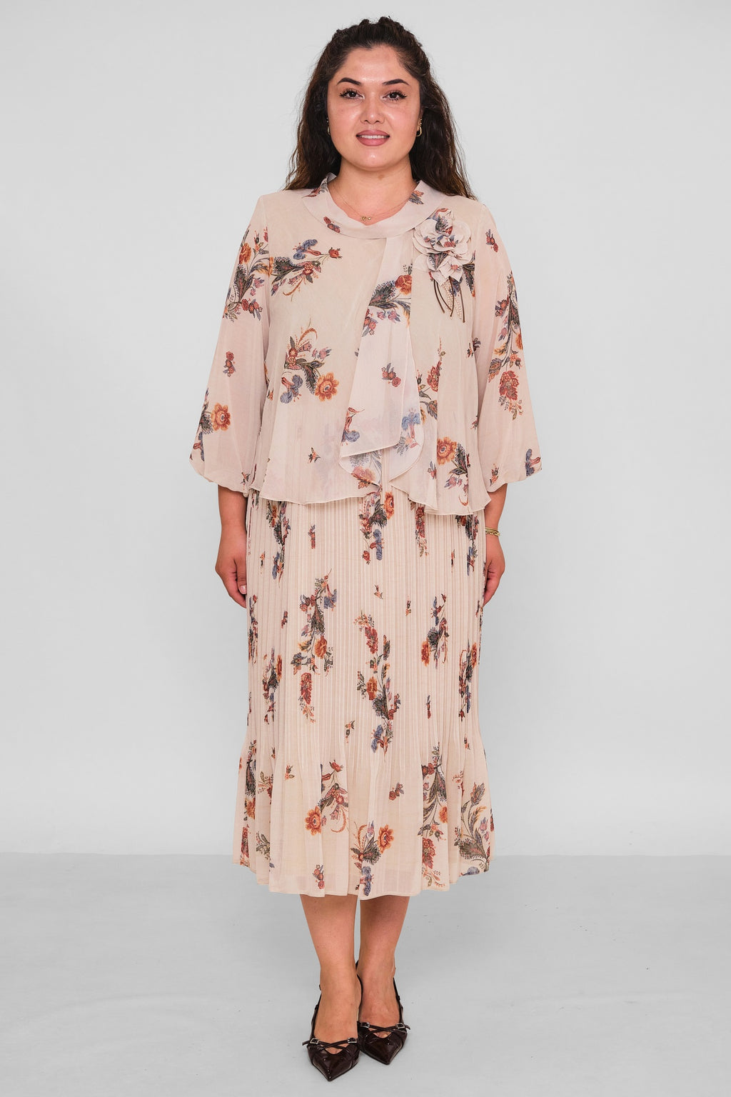 Gumanize - Plus Size Dress (GMZ2026-699-8133) - 8690200195921