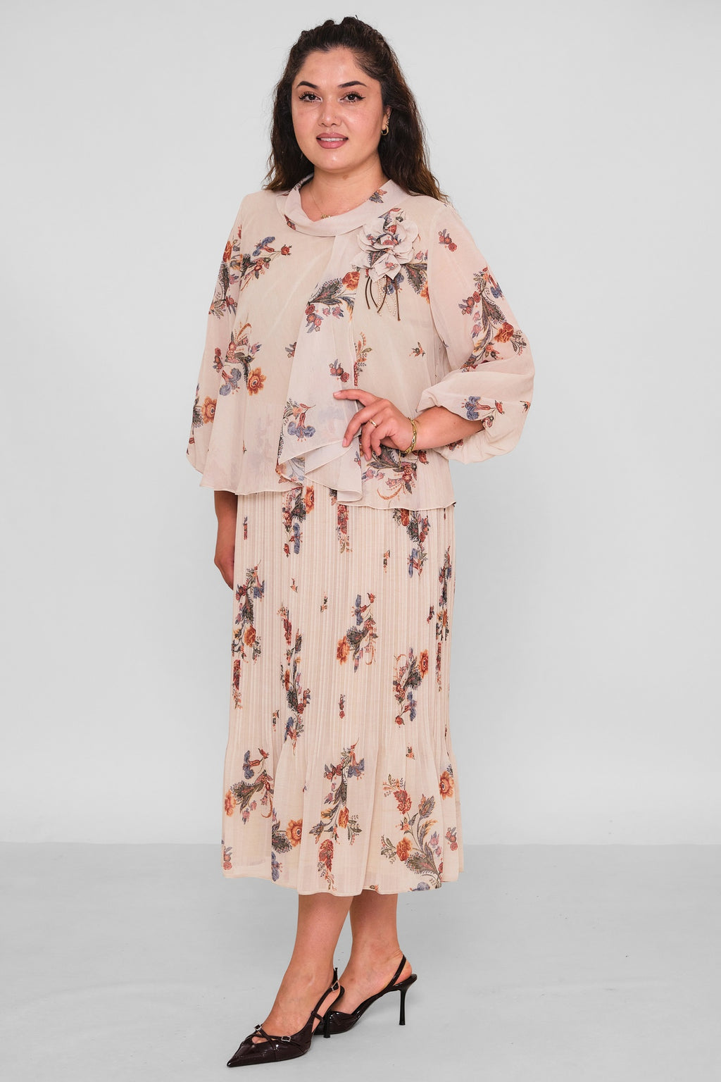 Gumanize - Plus Size Dress (GMZ2026-699-8133) - 8690200195921