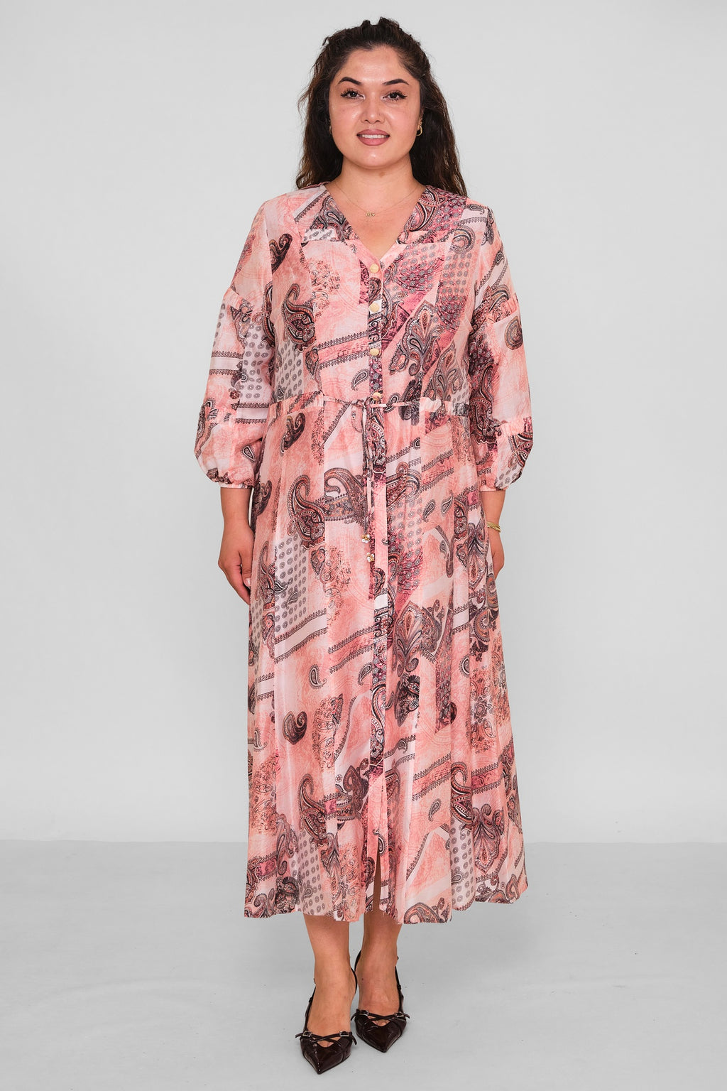 Gumanize - Plus Size Dress (GMZ2026-874-8292) - 8690200195938