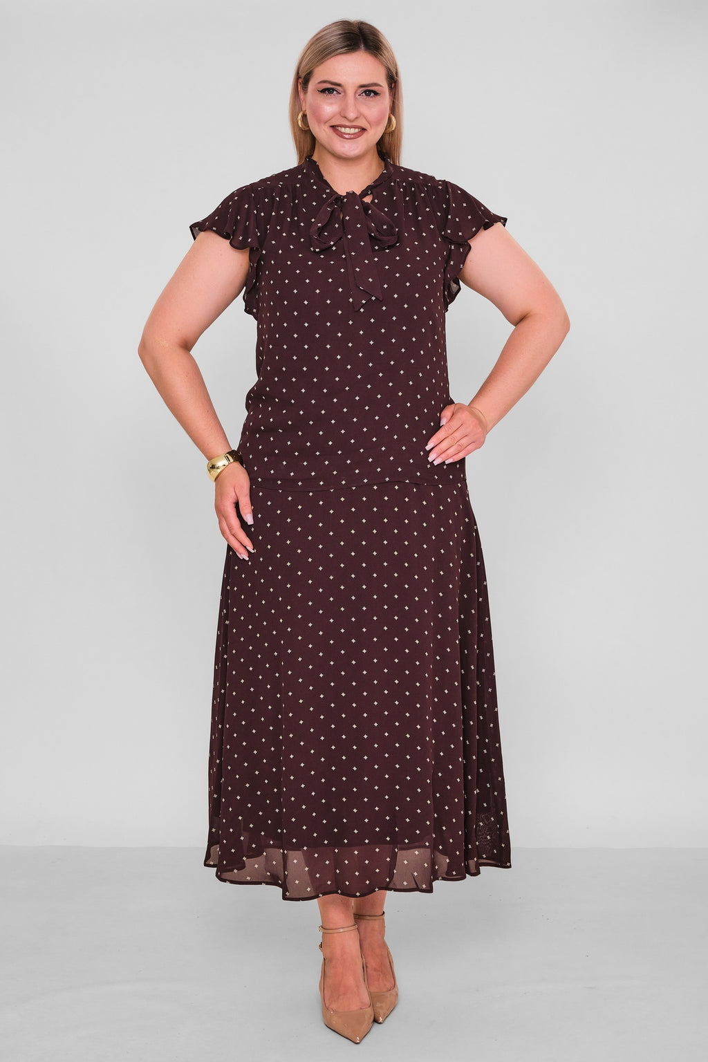 Revaro - Plus Size Blouse (RVR26YBB-4124) - 8690200196065