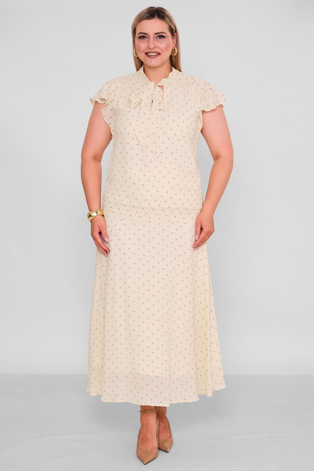 Revaro - Plus Size Blouse (RVR26YBB-4124) - 8690200196072