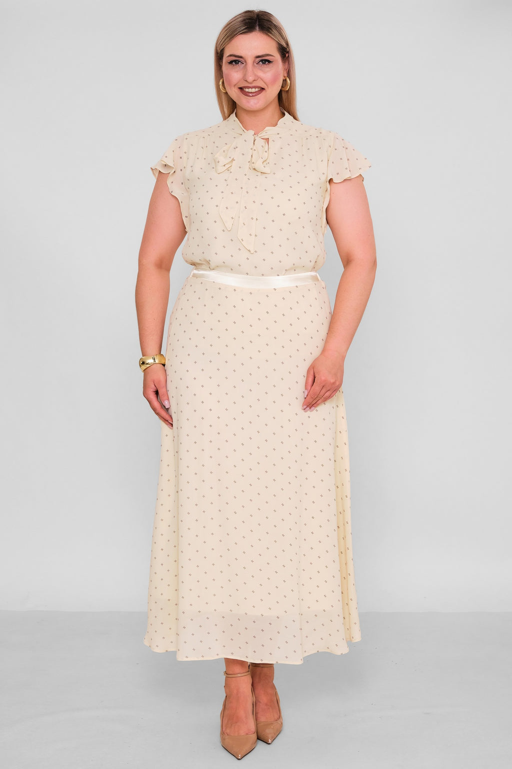 Revaro - Plus Size Skirt (RVR26YBE-5051) - 8690200196096
