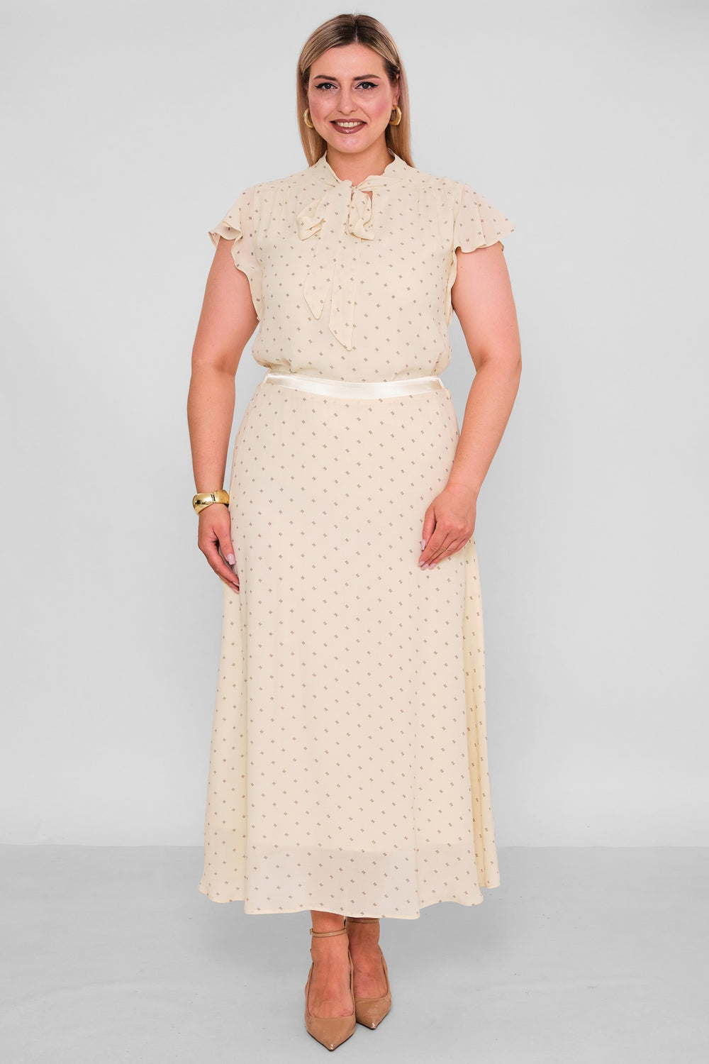 Revaro - Plus Size Skirt (RVR26YBE-5051) - 8690200196096