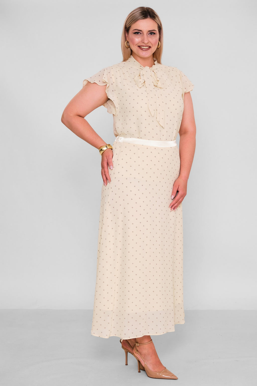 Revaro - Plus Size Skirt (RVR26YBE-5051) - 8690200196096