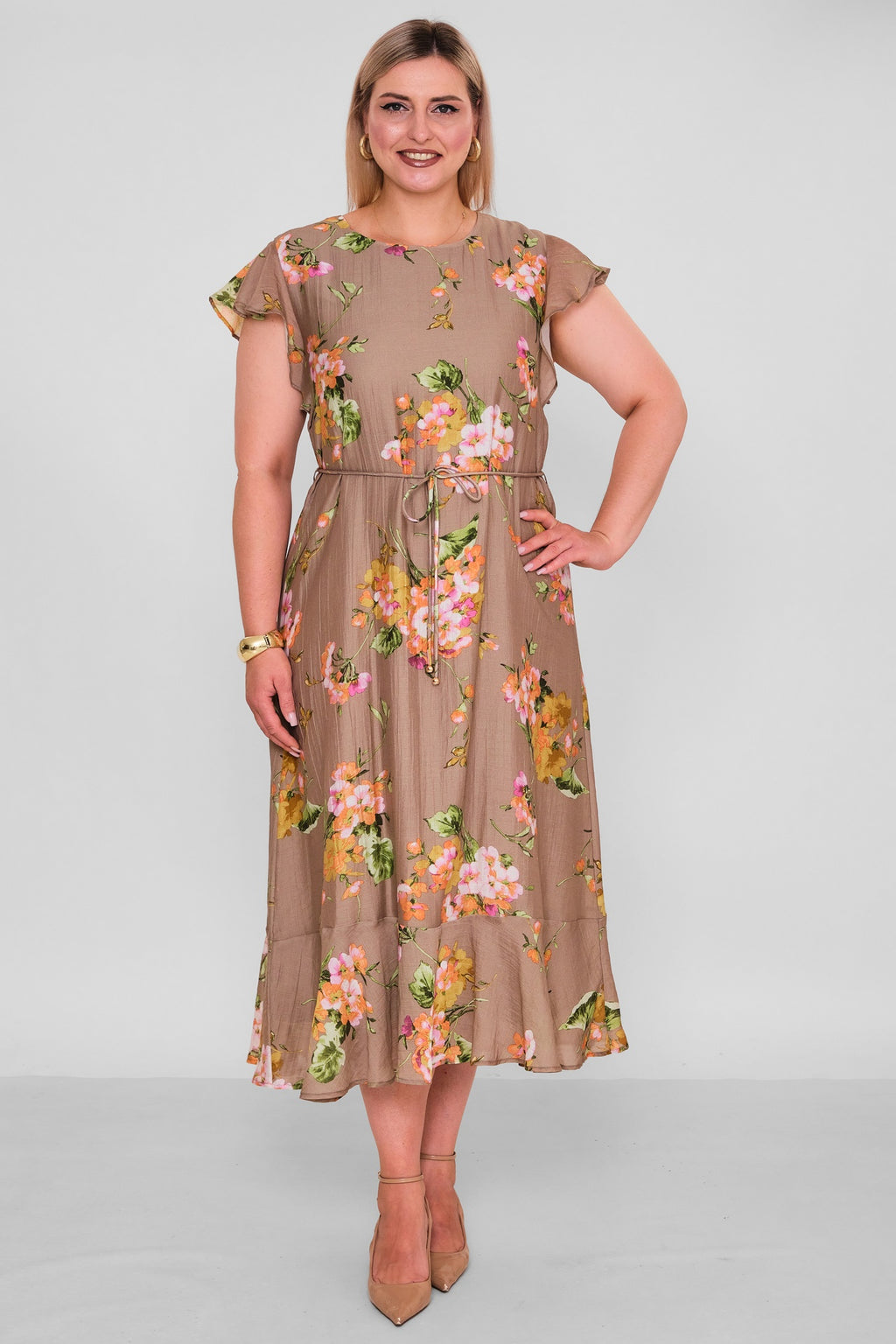 Revaro - Plus Size Dress (RVR26YBS-2711) - 8690200196119