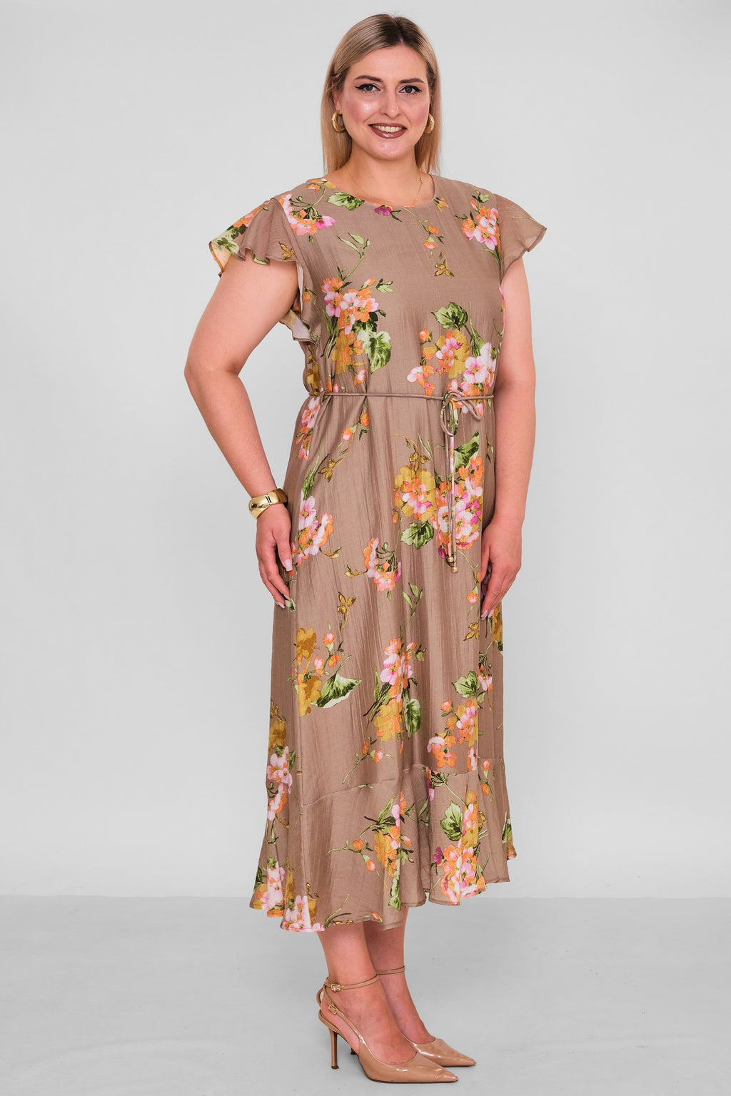 Revaro - Plus Size Dress (RVR26YBS-2711) - 8690200196119