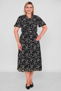 Revaro - Plus Size Dress (RVR26YBS-2718) - 8690200196126