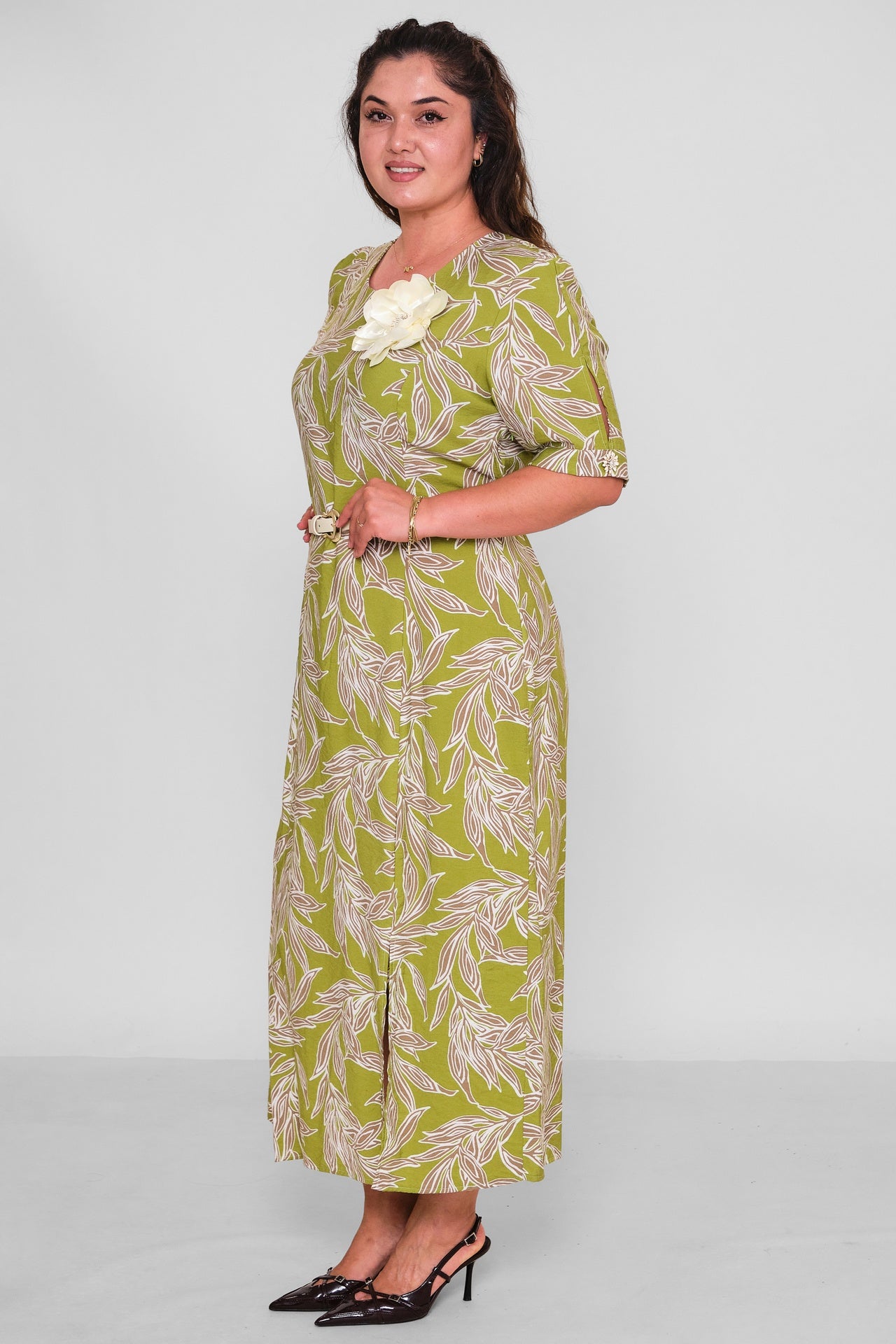 Dress Port - Plus Size Dress (DSP26Y5773) - 8690200196140