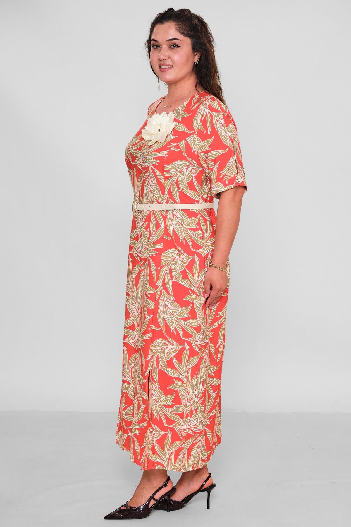 Dress Port - Plus Size Dress (DSP26Y5773) - 8690200196157