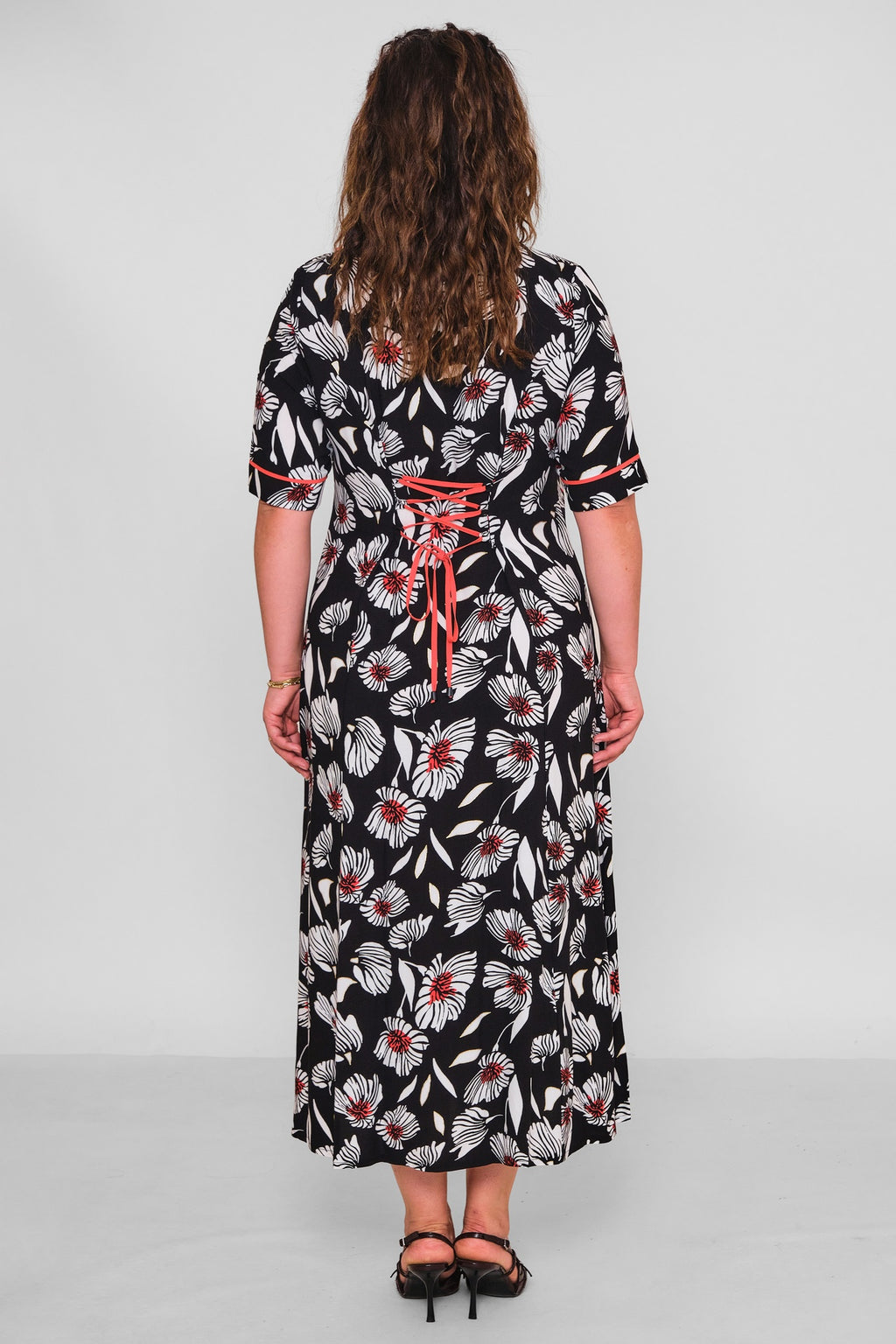 Dress Port - Plus Size Dress (DSP26Y5778) - 8690200196164
