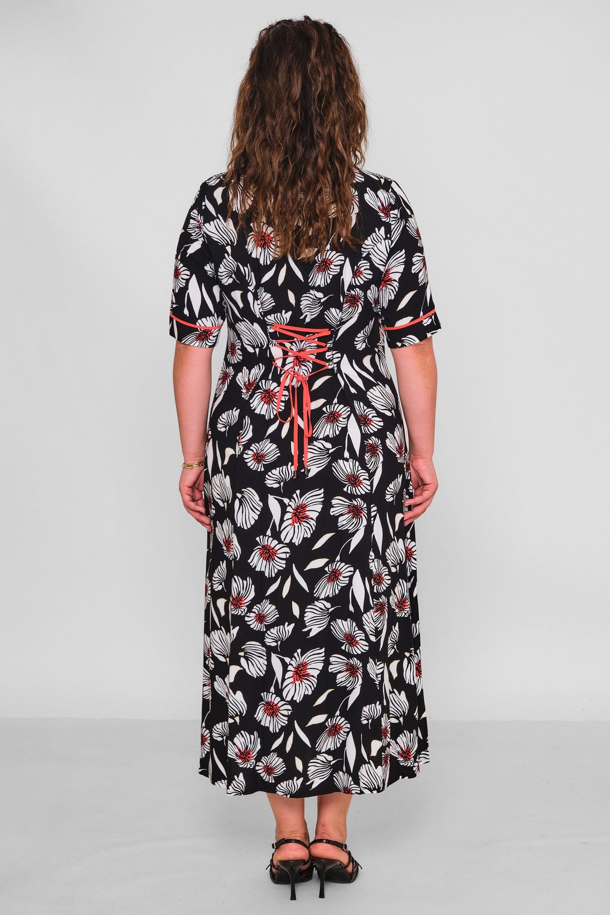Dress Port - Plus Size Dress (DSP26Y5778) - 8690200196164