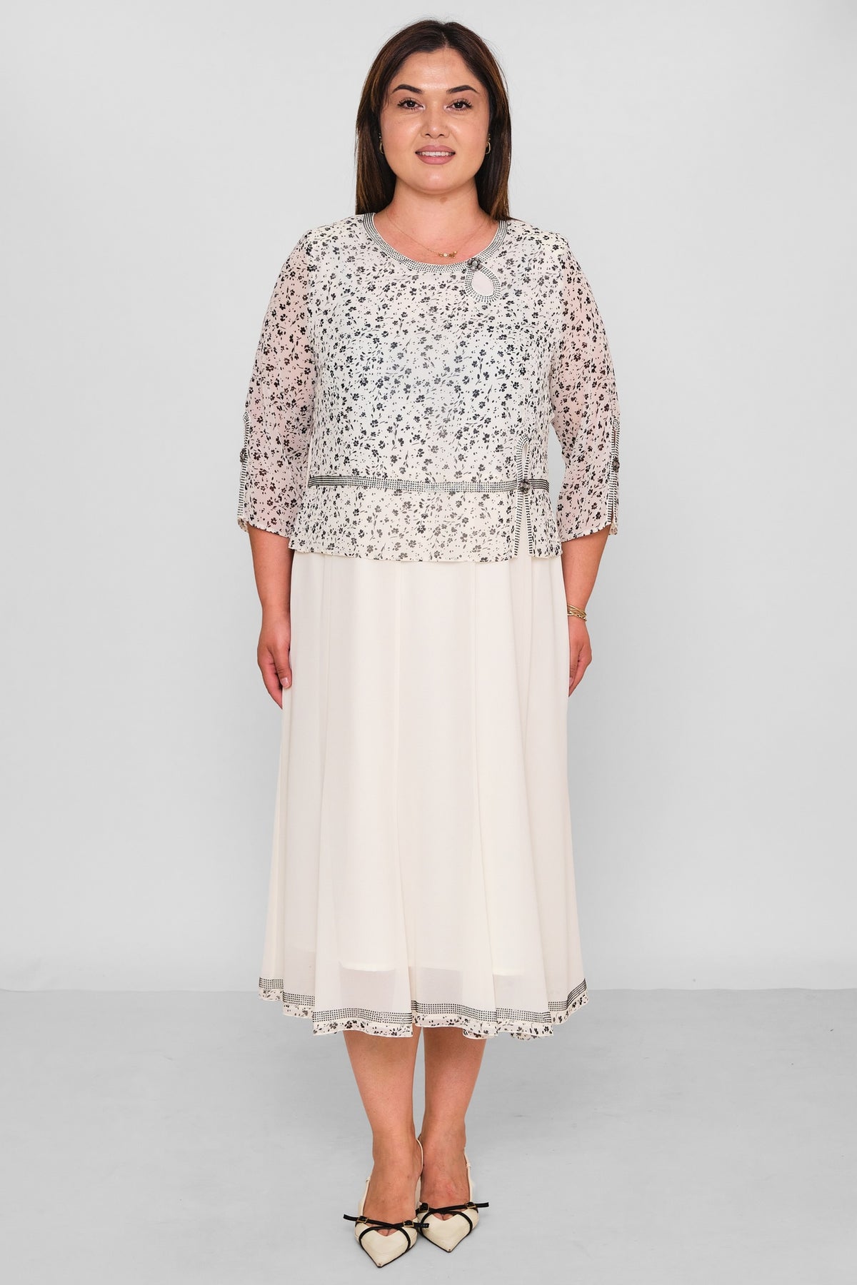 Gumanize - Plus Size Dress (GMZ2026-1064-8237) - 8690200196461
