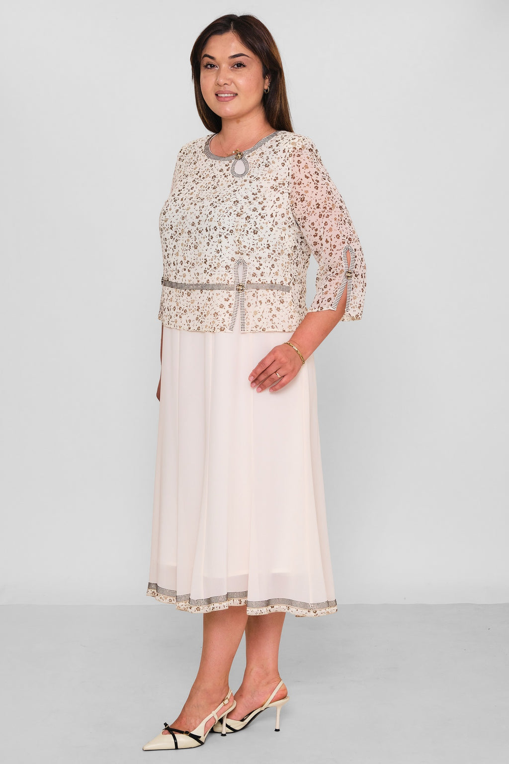 Gumanize - Extended Plus Size Dress (GMZ2026-1065-8237) - 8690200196508