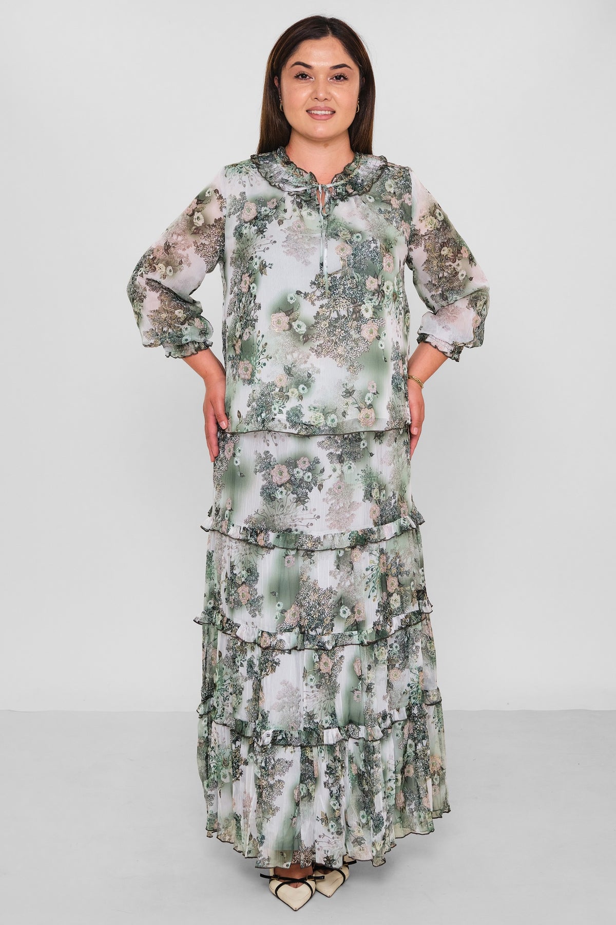 Gumanize - Plus Size Suit (GMZTK538-7585) - 8690200196515