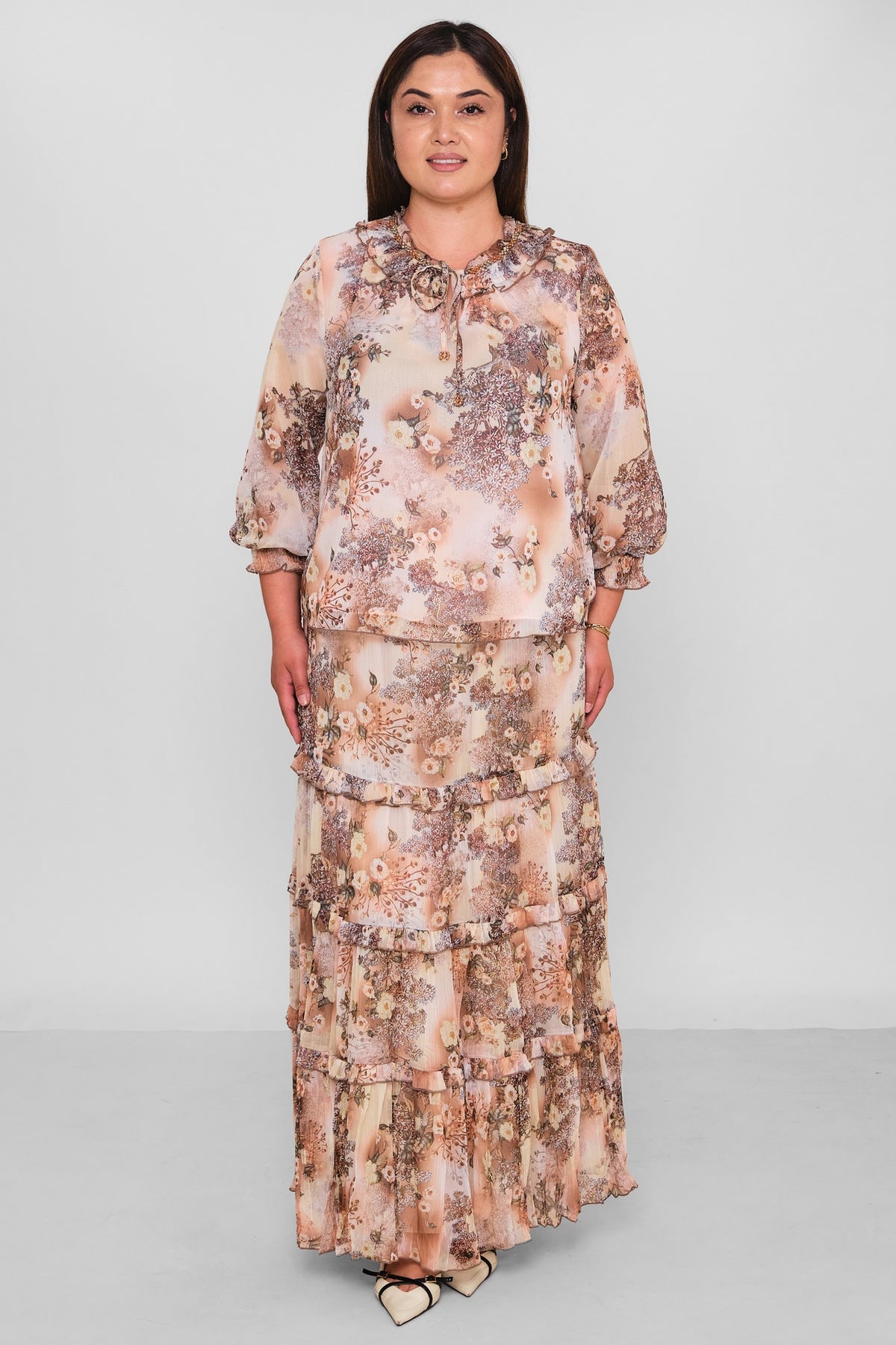 Gumanize - Plus Size Suit (GMZTK538-7585) - 8690200196522