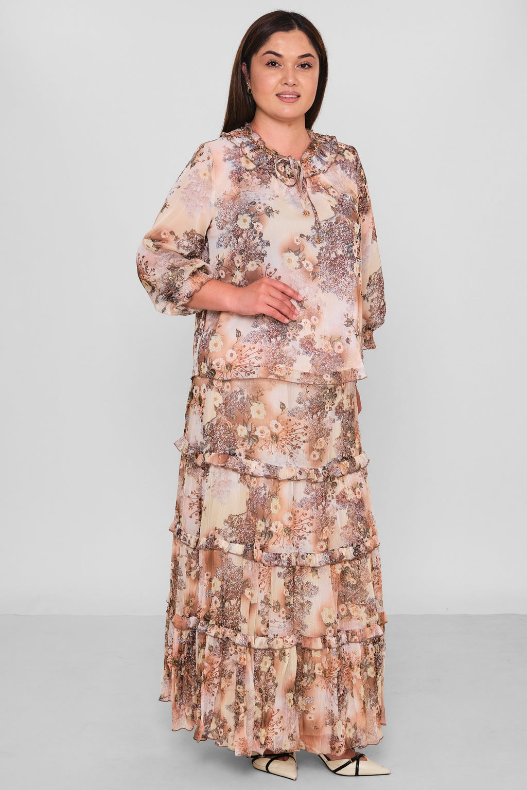 Gumanize - Plus Size Suit (GMZTK538-7585) - 8690200196522