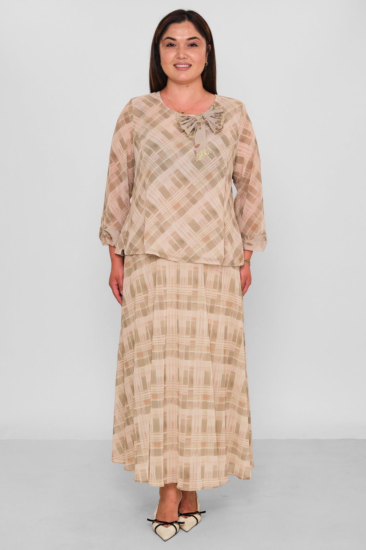Gumanize - Plus Size Suit (GMZTK612-8236) - 8690200196539