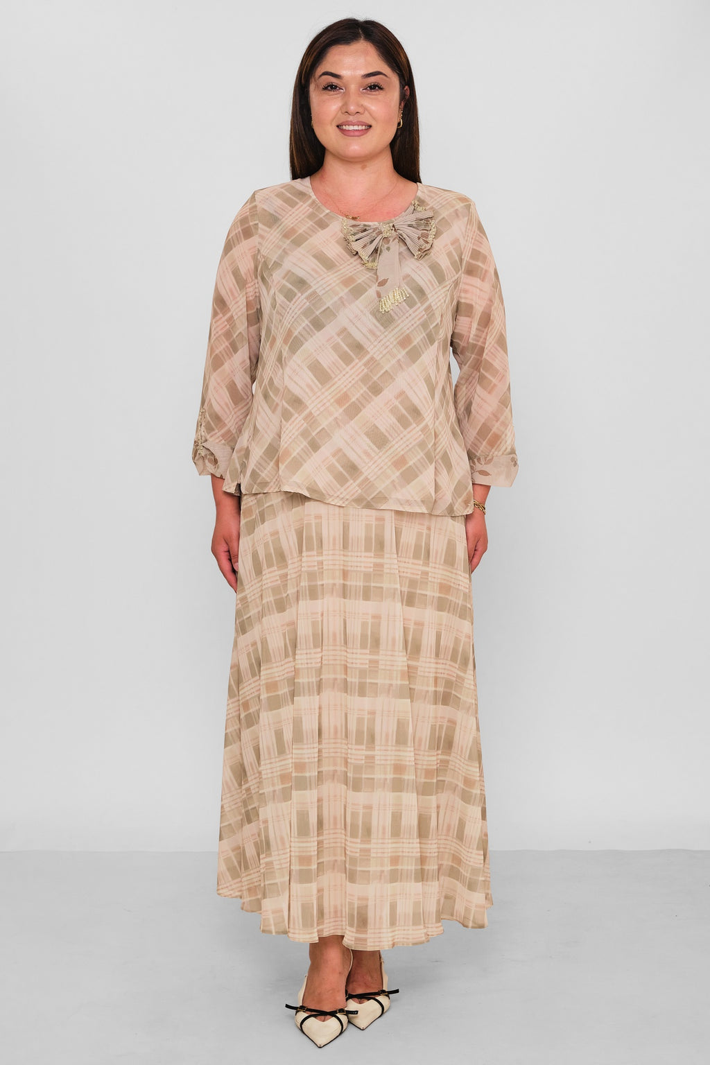 Gumanize - Plus Size Suit (GMZTK612-8236) - 8690200196539