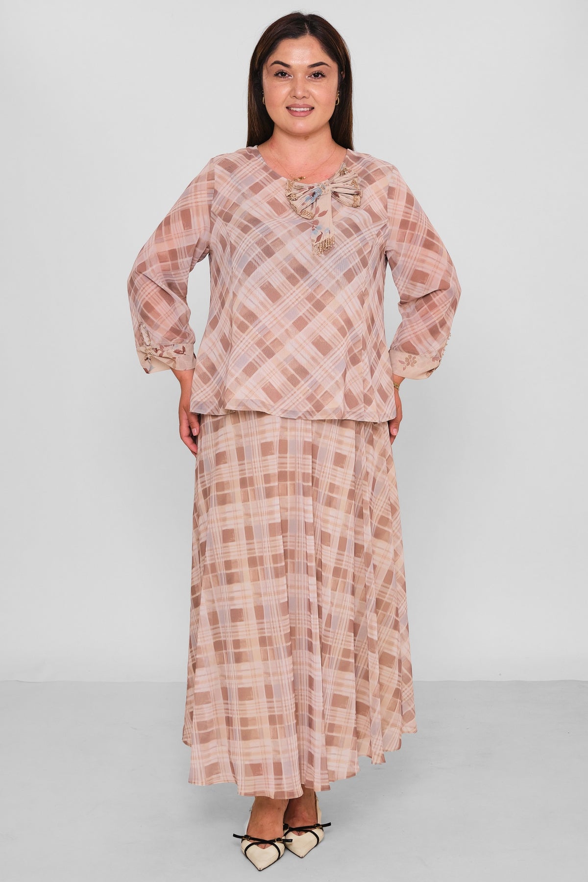 Gumanize - Plus Size Suit (GMZTK612-8236) - 8690200196546