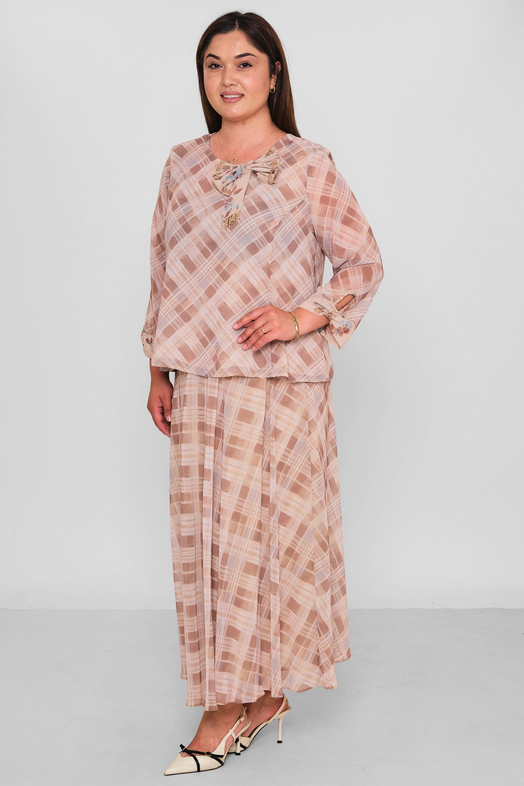 Gumanize - Plus Size Suit (GMZTK612-8236) - 8690200196546