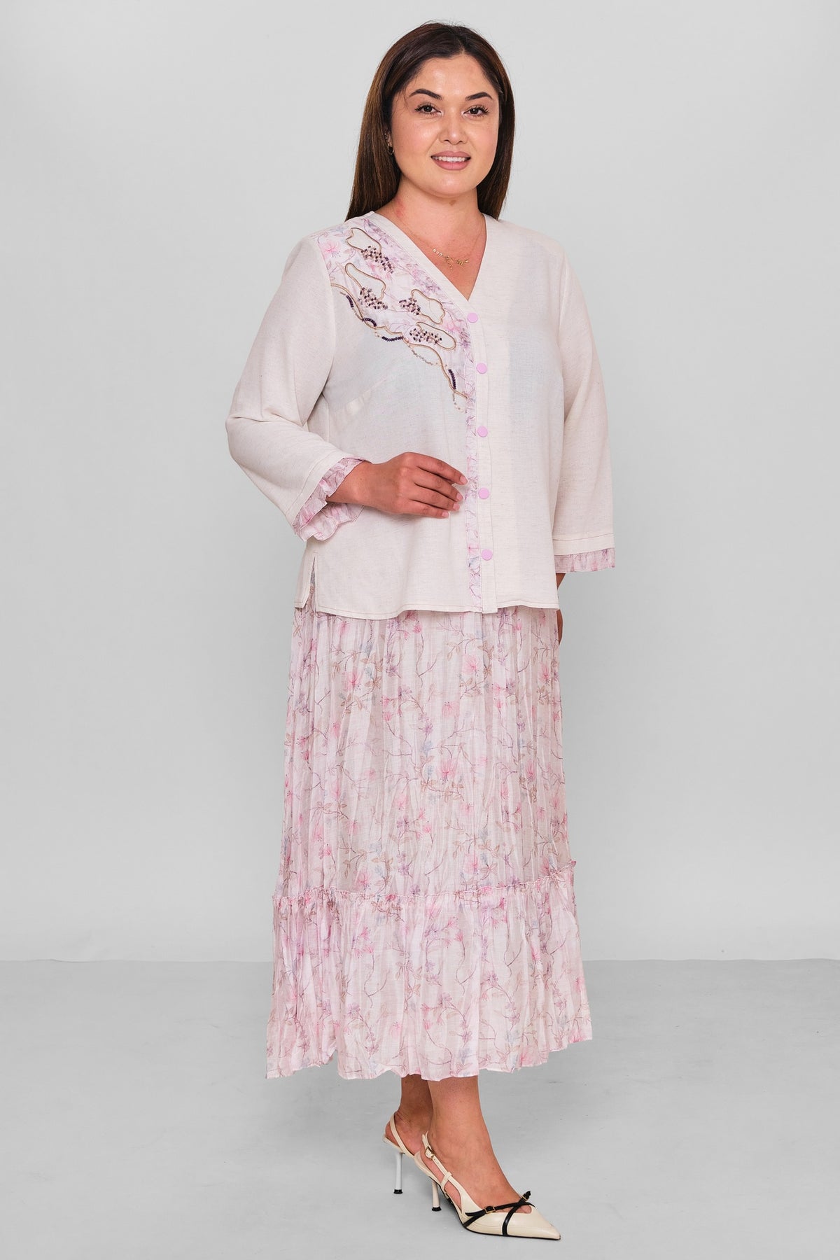 Gumanize - Plus Size Suit (GMZTK693-8299) - 8690200196560