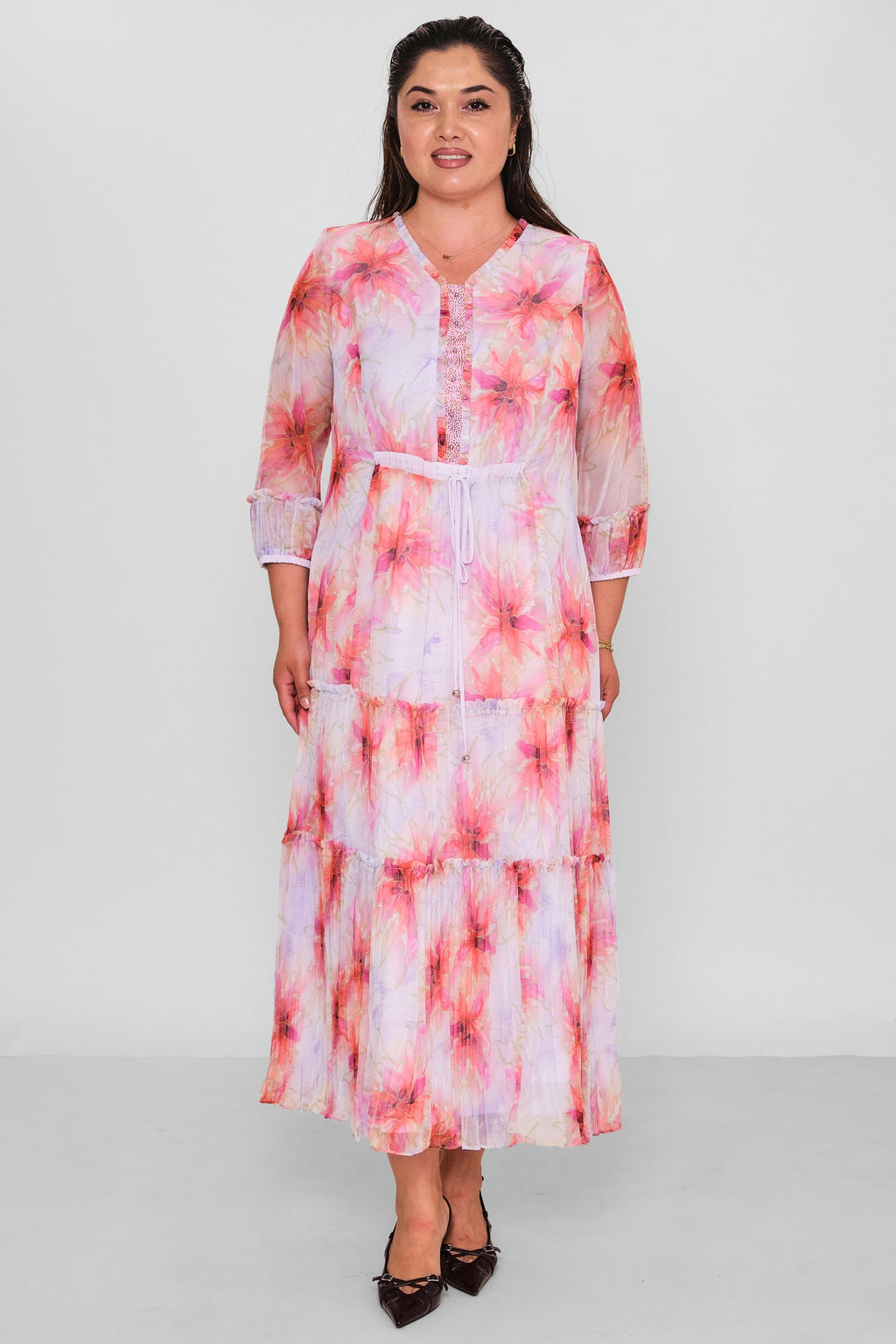 Gumanize - Plus Size Dress (GMZ2026-1099-7727) - 8690200196683