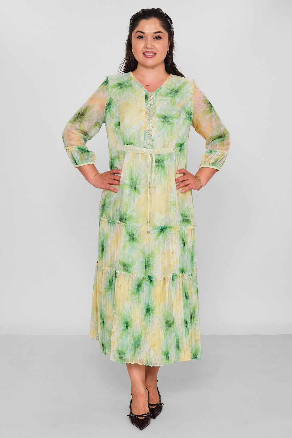 Gumanize - Plus Size Dress (GMZ2026-1099-7727) - 8690200196690