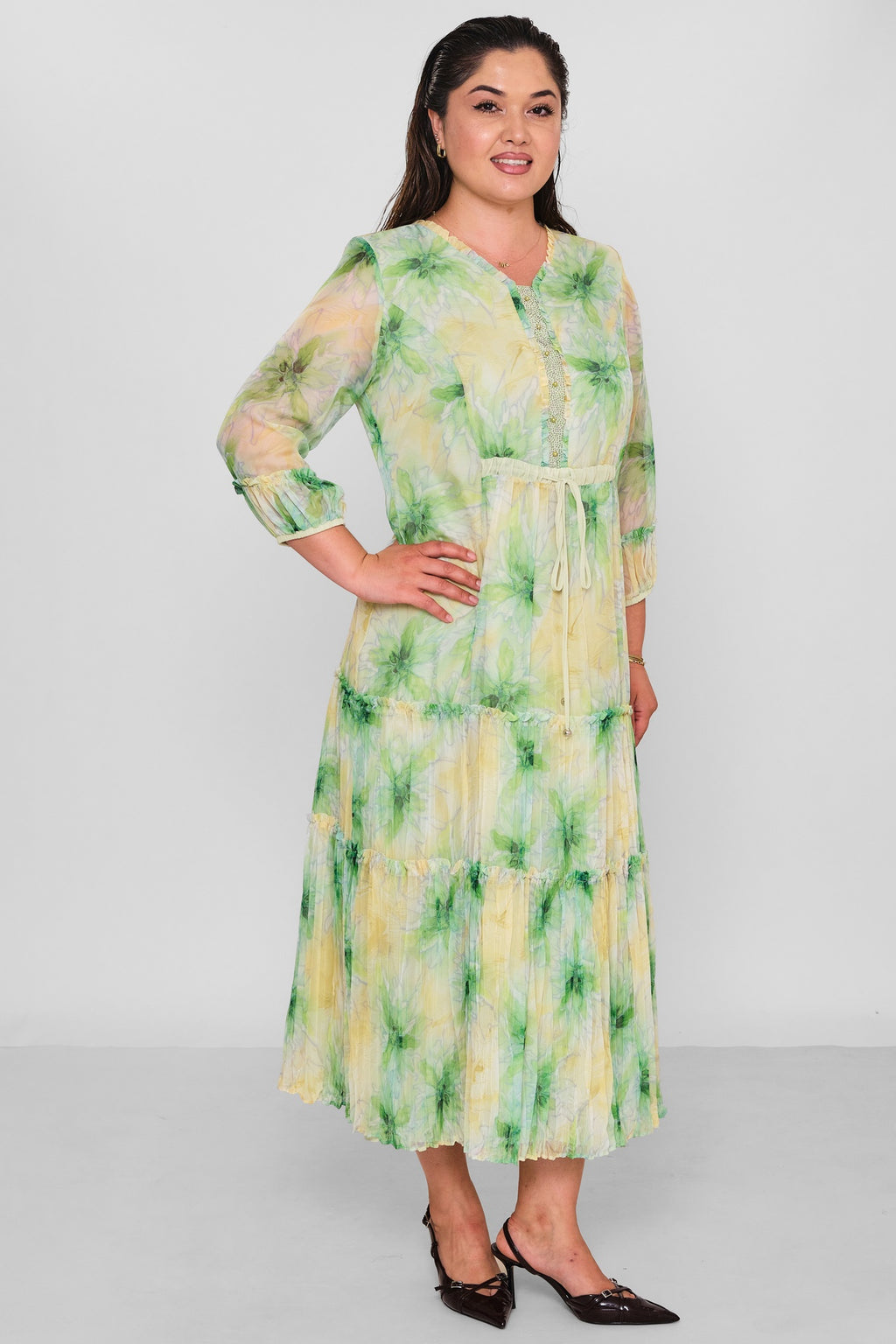Gumanize - Plus Size Dress (GMZ2026-1099-7727) - 8690200196690