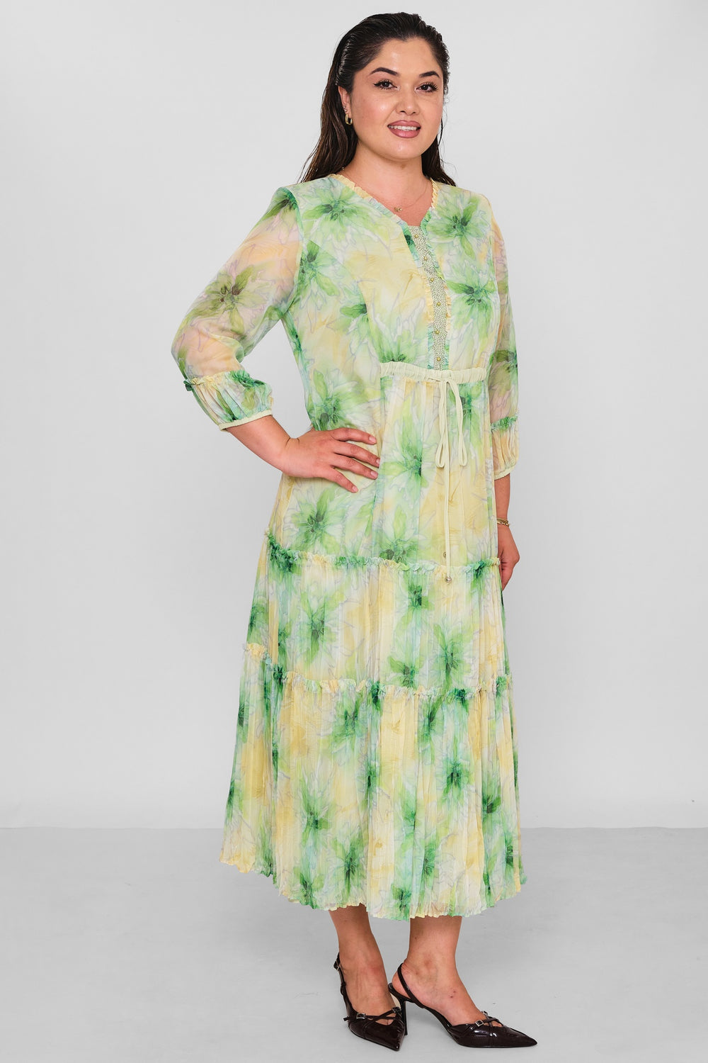Gumanize - Plus Size Dress (GMZ2026-1099-7727) - 8690200196690