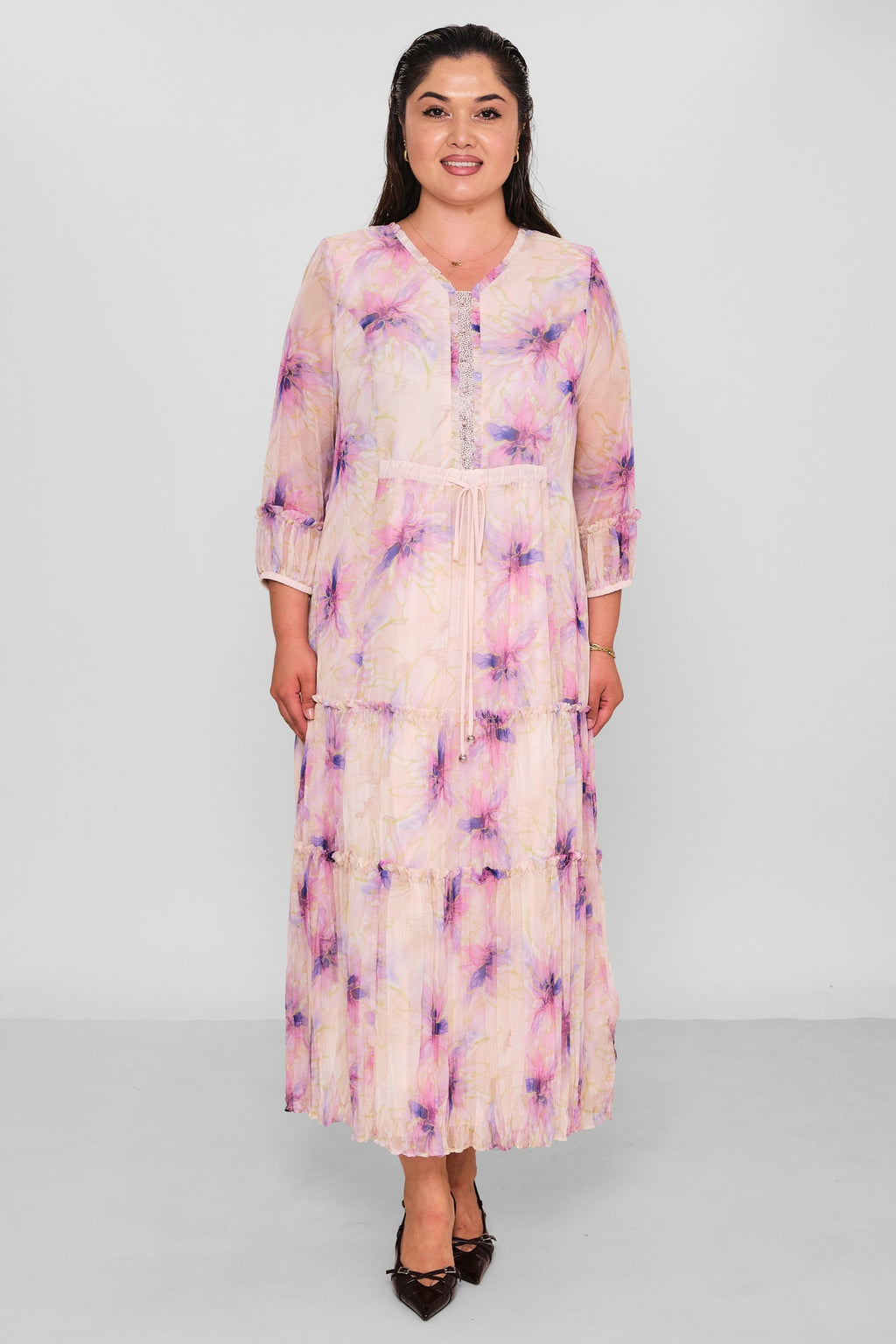 Gumanize - Plus Size Dress (GMZ2026-1099-7727) - 8690200196706