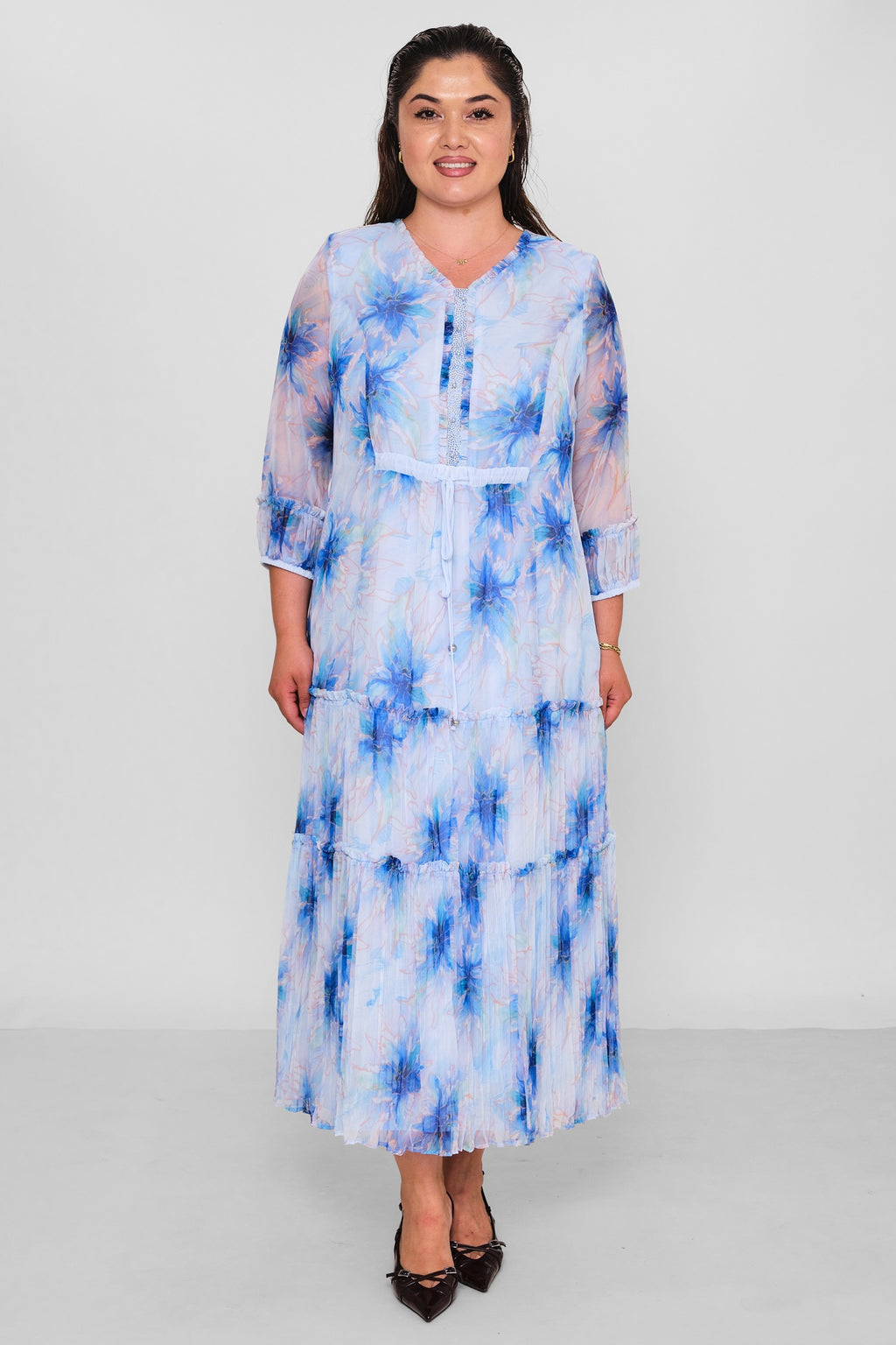Gumanize - Plus Size Dress (GMZ2026-1099-7727) - 8690200196713