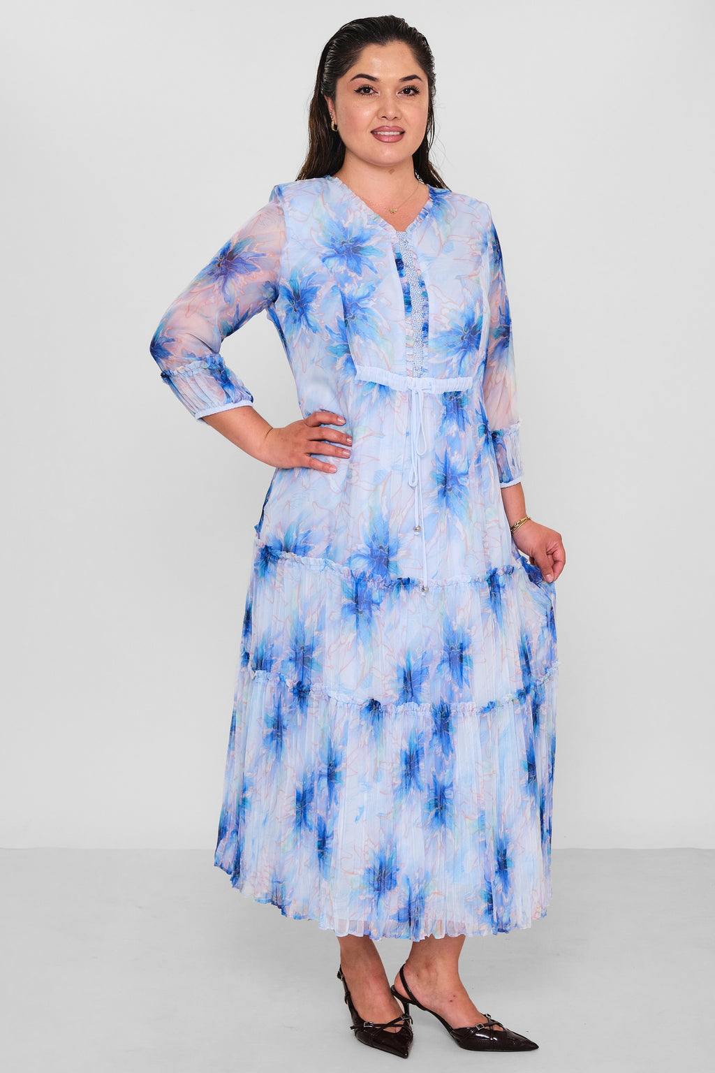 Gumanize - Plus Size Dress (GMZ2026-1099-7727) - 8690200196713