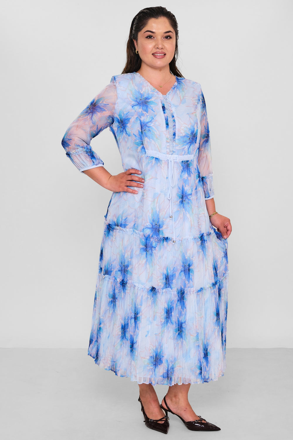 Gumanize - Plus Size Dress (GMZ2026-1099-7727) - 8690200196713