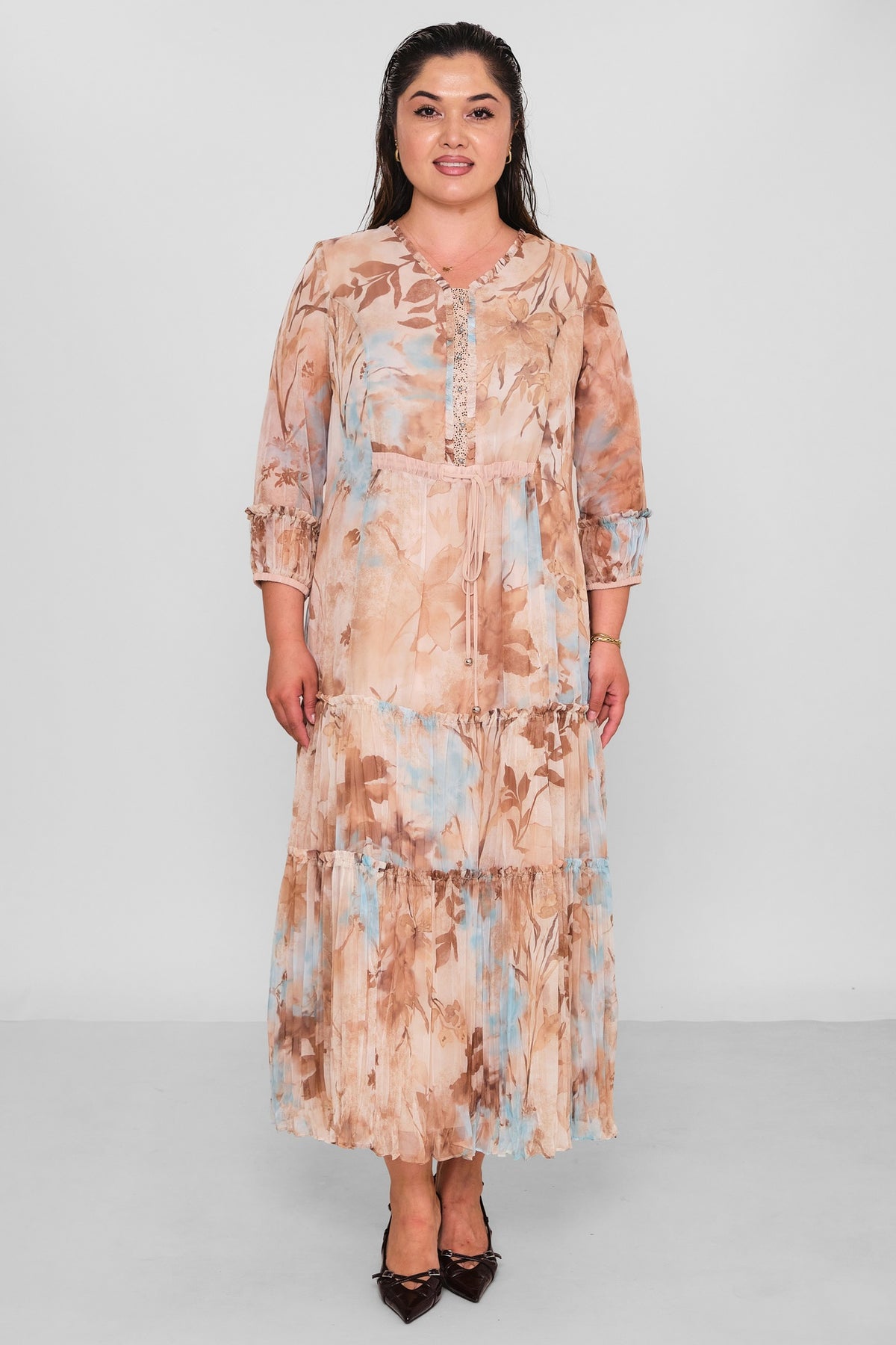 Gumanize - Plus Size Dress (GMZ2026-1100-8231) - 8690200196737