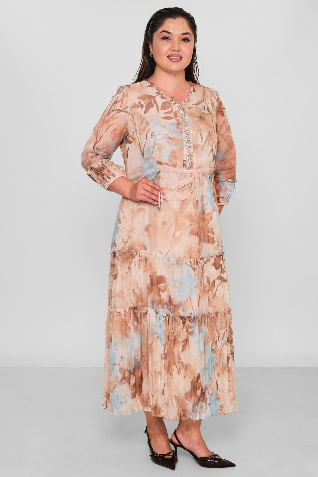 Gumanize - Plus Size Dress (GMZ2026-1100-8231) - 8690200196737
