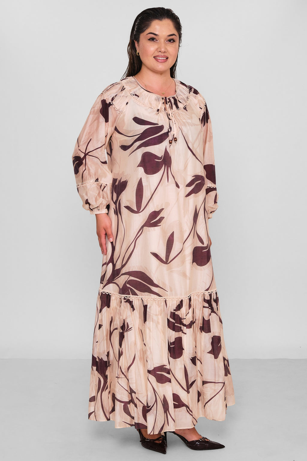 Gumanize - Plus Size Dress (GMZ2026-830-8333) - 8690200196751