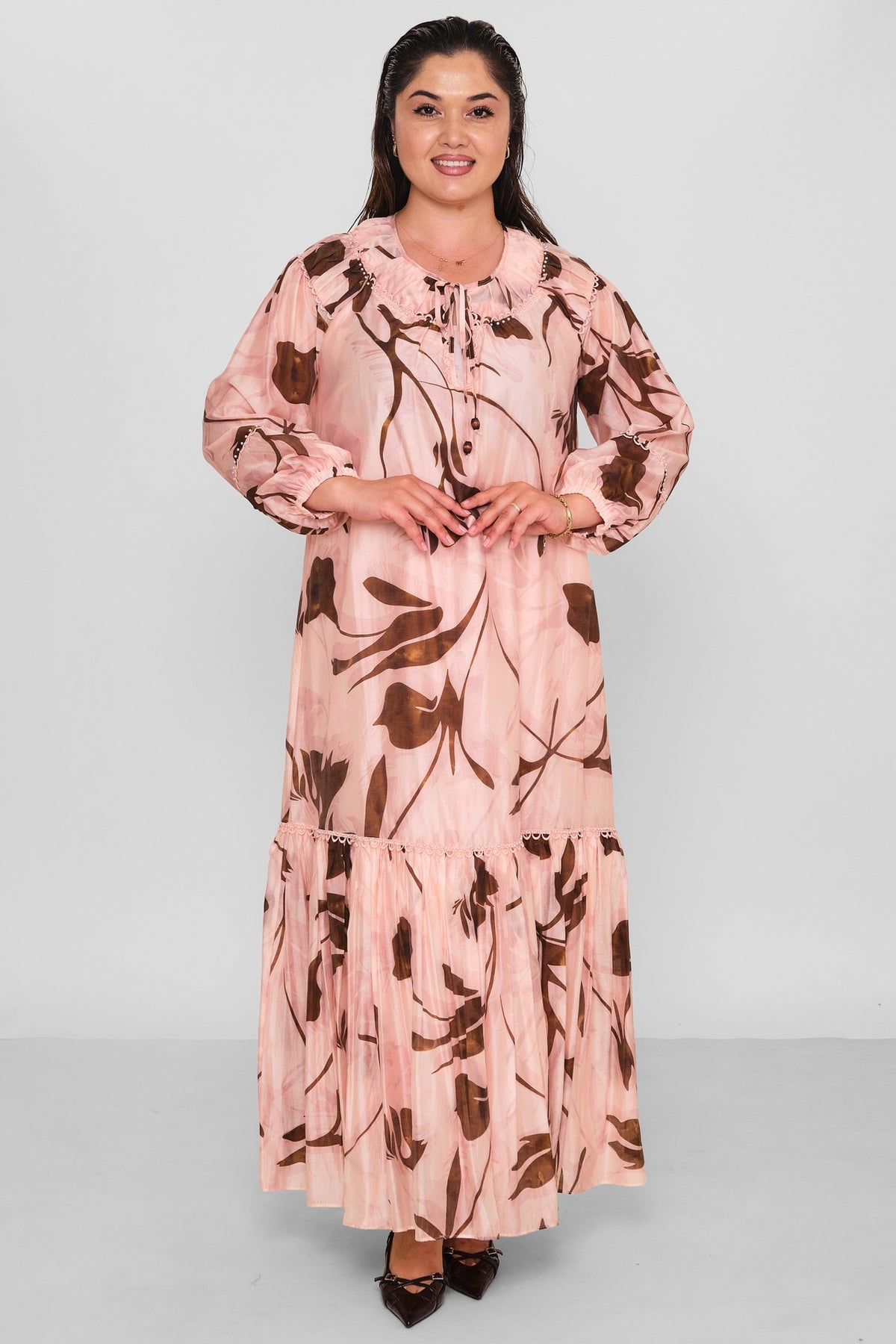 Gumanize - Plus Size Dress (GMZ2026-830-8333) - 8690200196768
