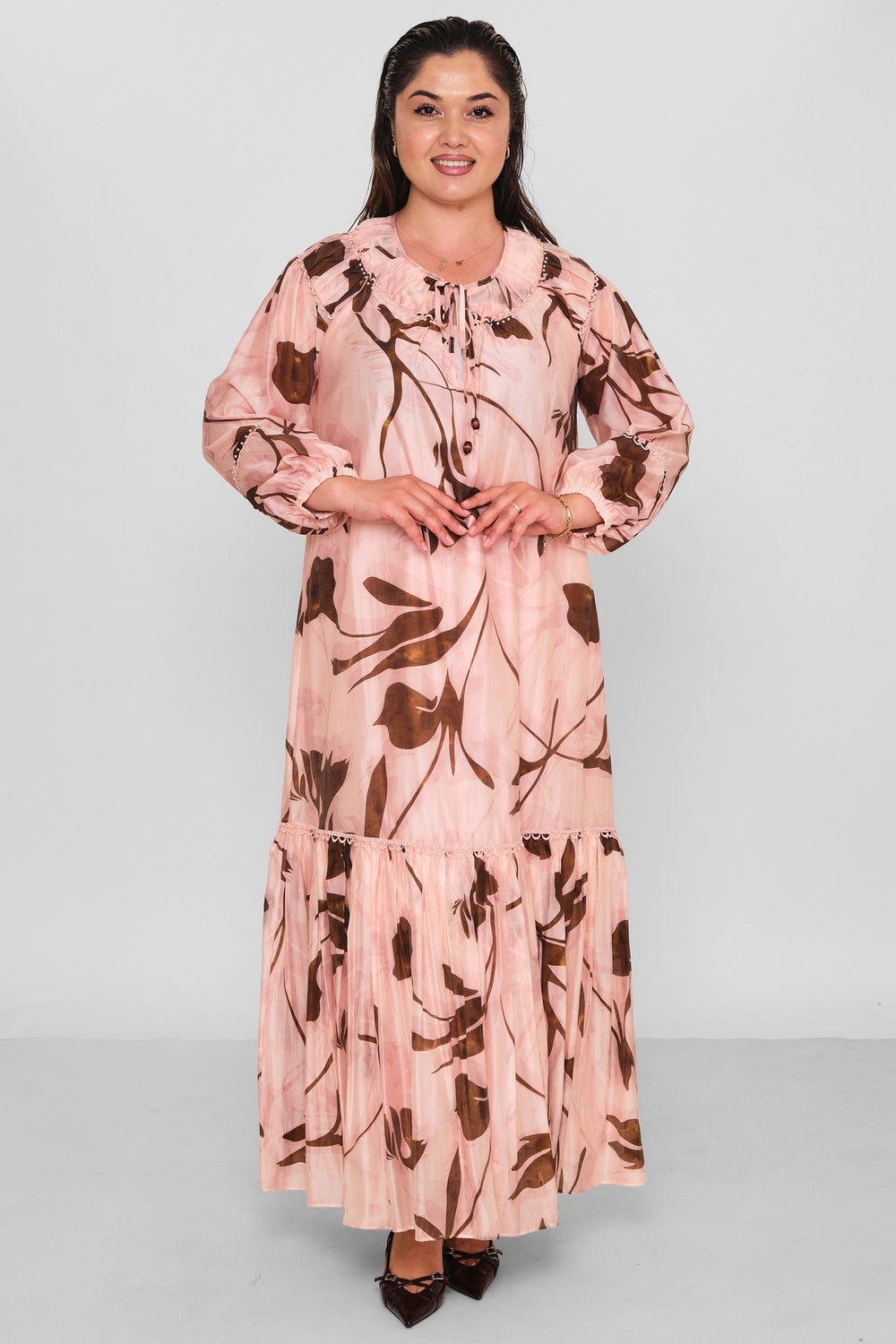 Gumanize - Plus Size Dress (GMZ2026-830-8333) - 8690200196768