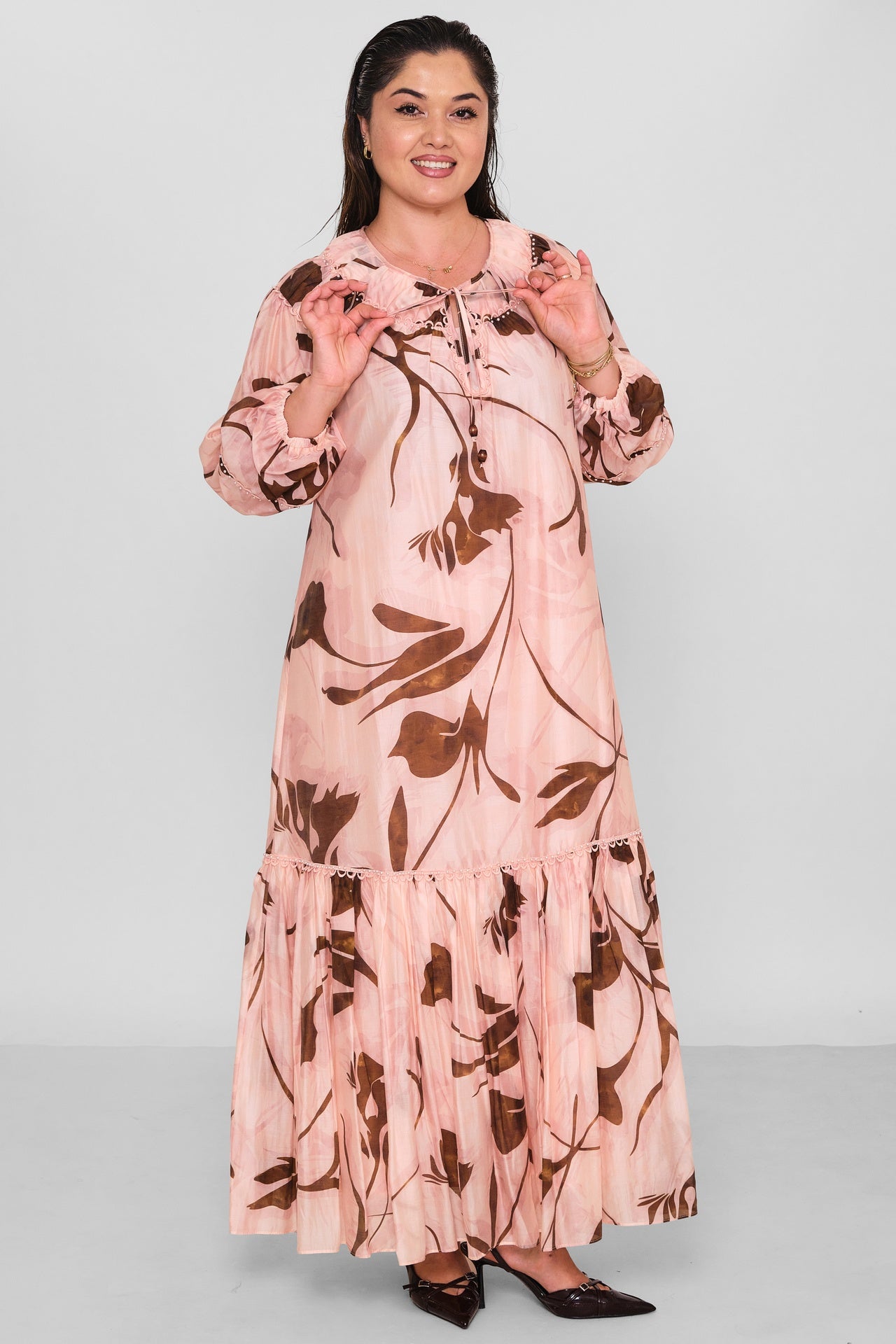 Gumanize - Plus Size Dress (GMZ2026-830-8333) - 8690200196768